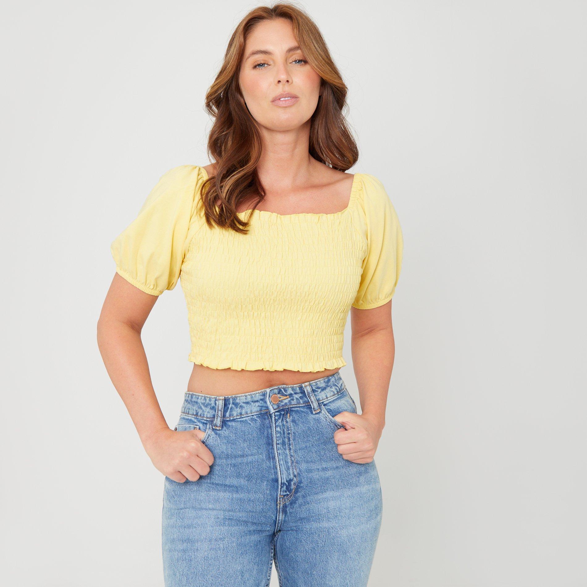Lemon - Be You - Puff Sleeve Top Womens - 6