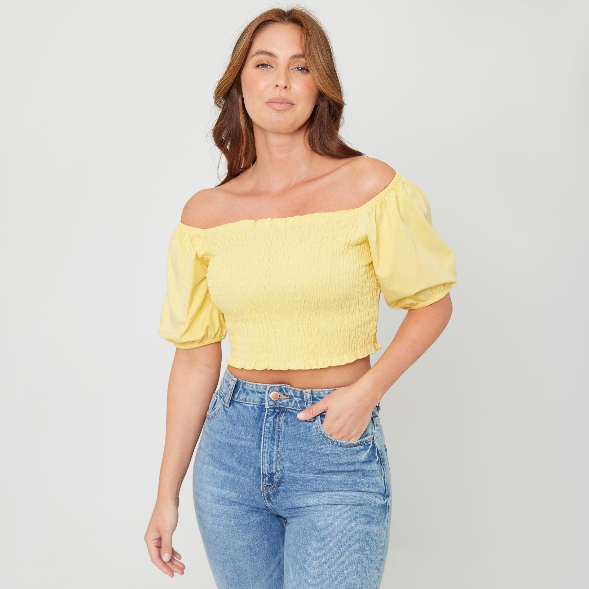 Lemon - Be You - Puff Sleeve Top Womens - 7