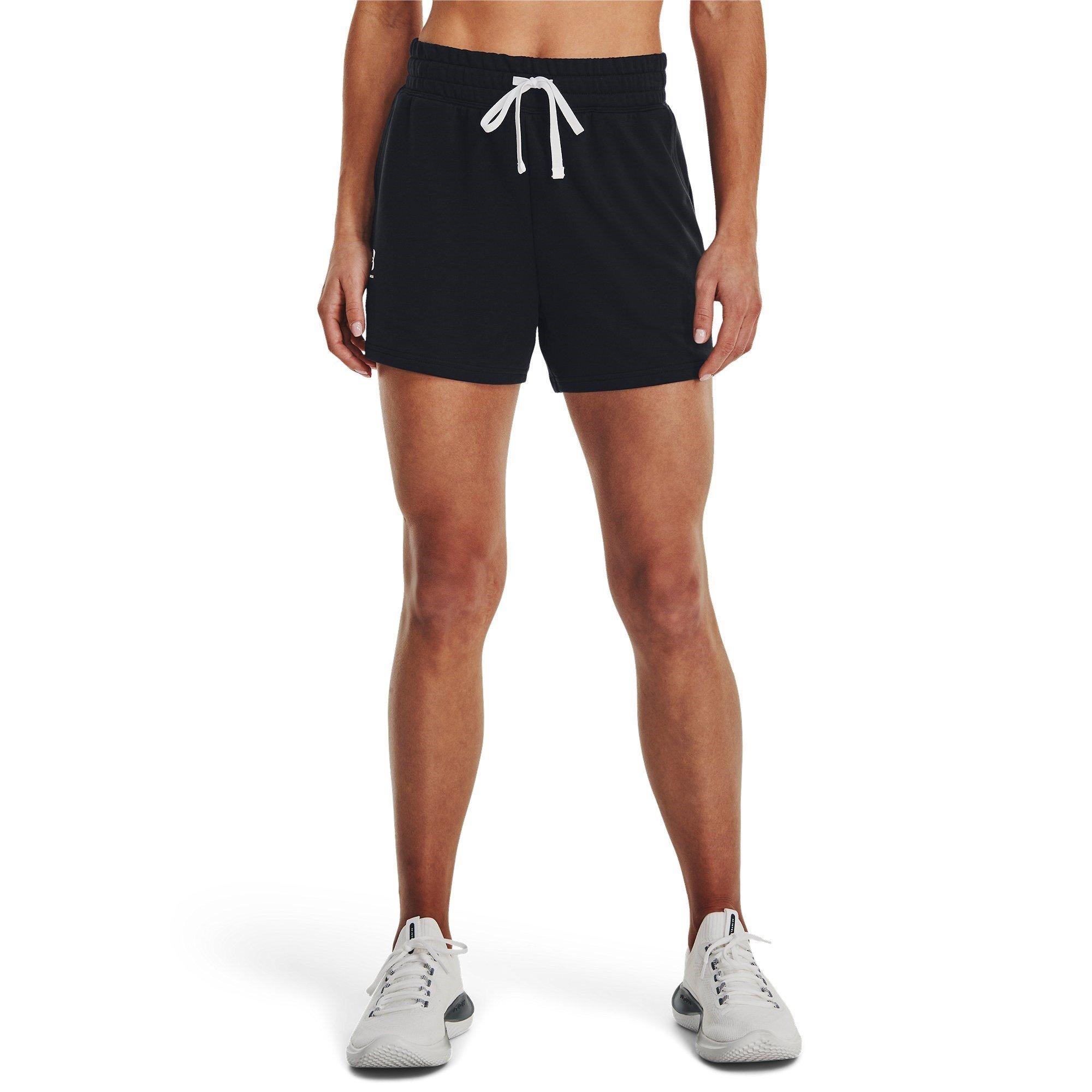 Black - Under Armour - Rival Terry Performance Gym Shorts - 2