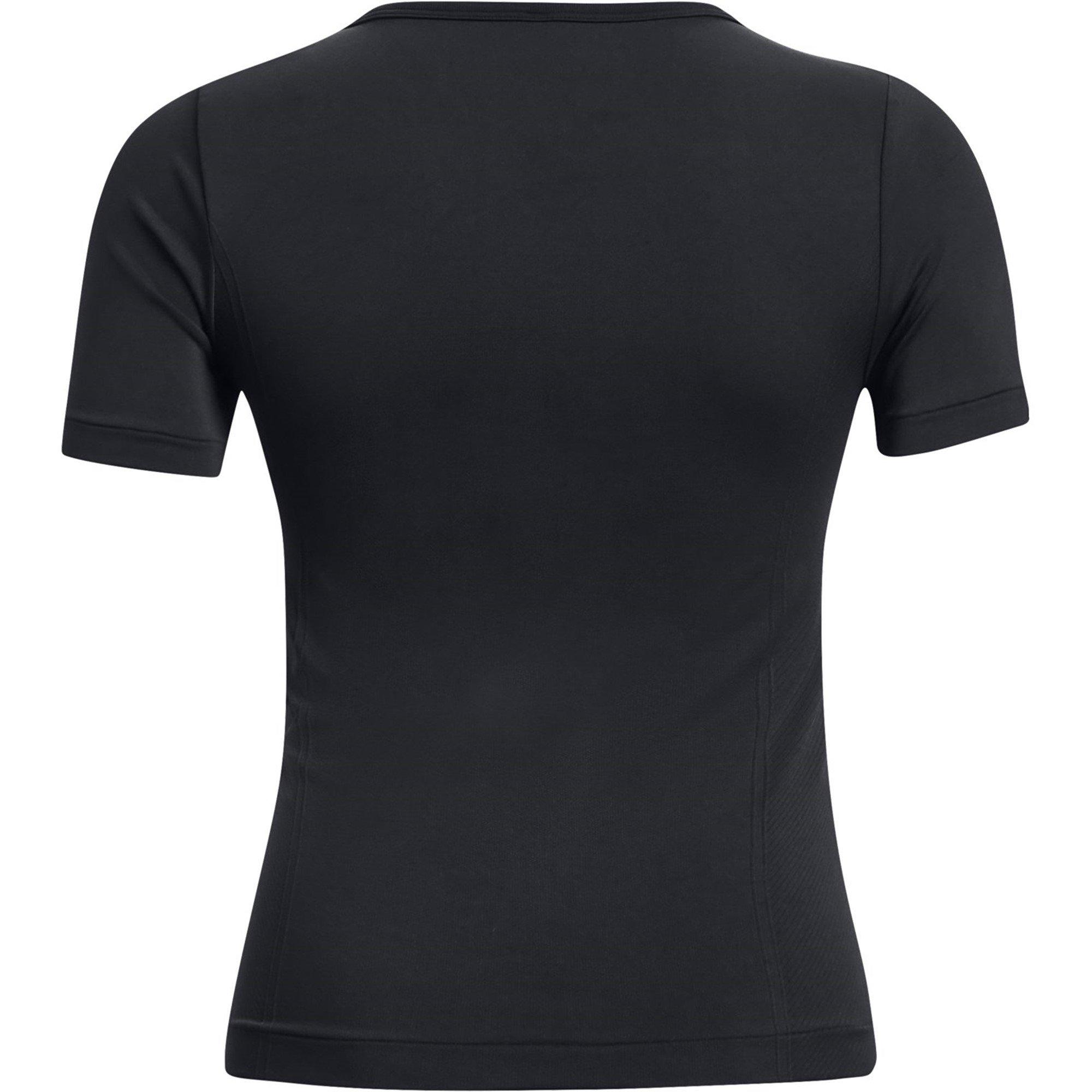 Black - Under Armour - Vanish Seamless Short-Sleeve Performance Gym Top - 2
