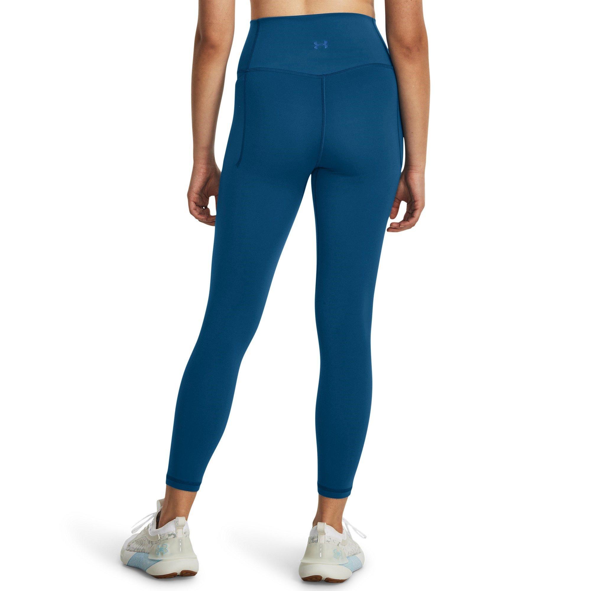 Blue - Under Armour - Meridian Pintuck Ankle Leggings - 3