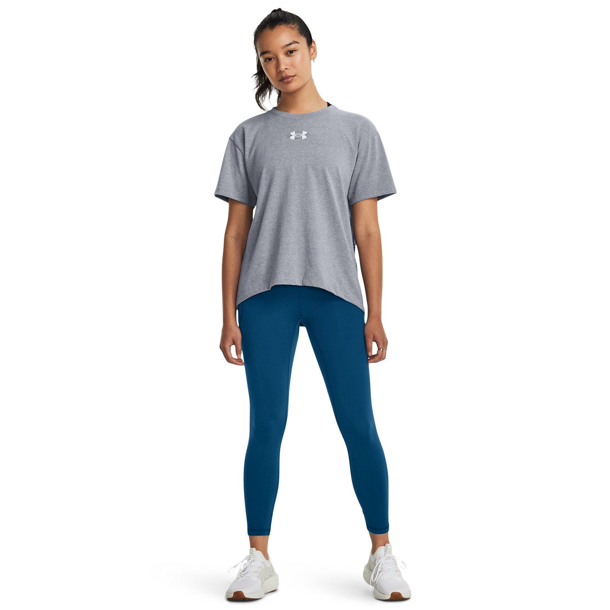 Blue - Under Armour - Meridian Pintuck Ankle Leggings - 4
