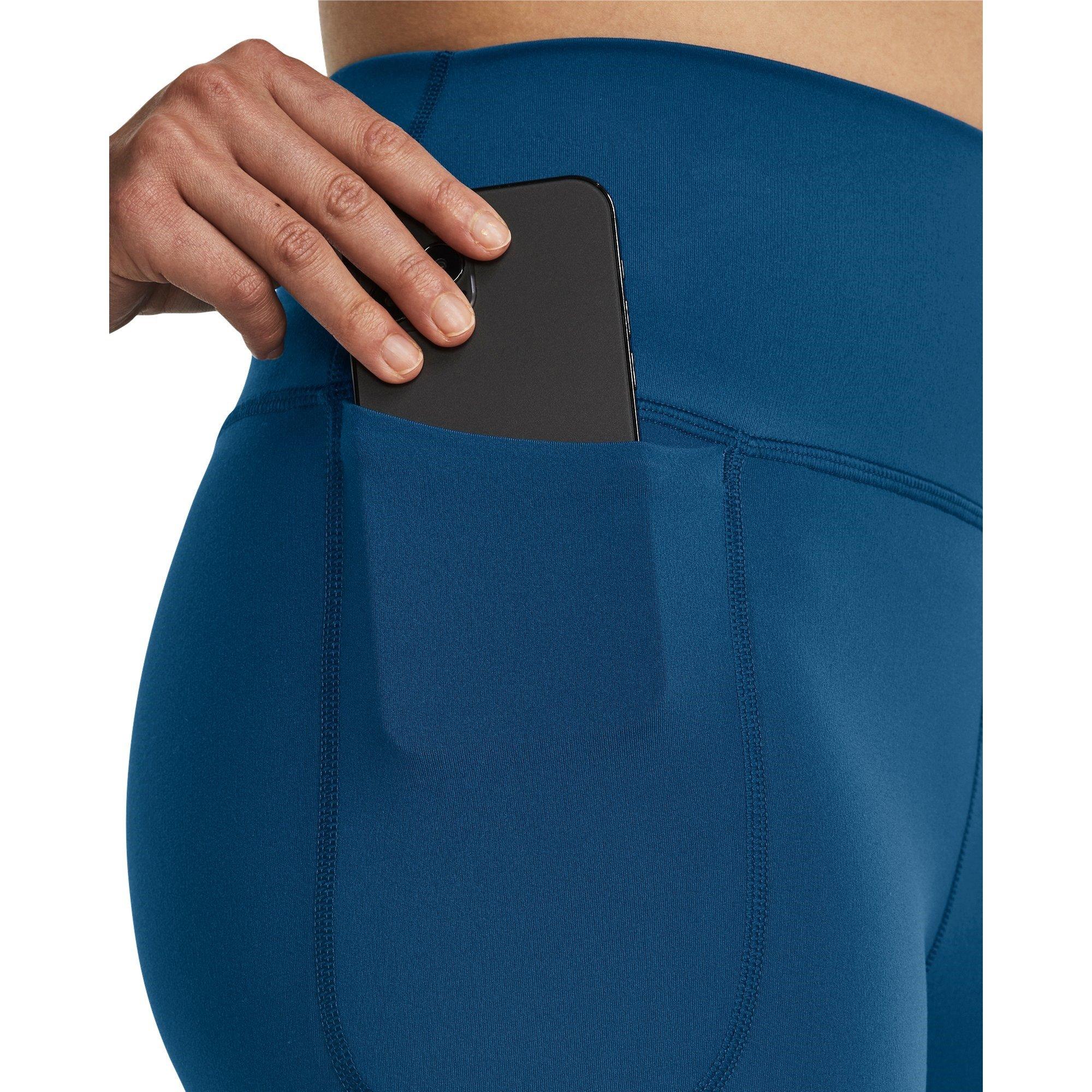 Blue - Under Armour - Meridian Pintuck Ankle Leggings - 5