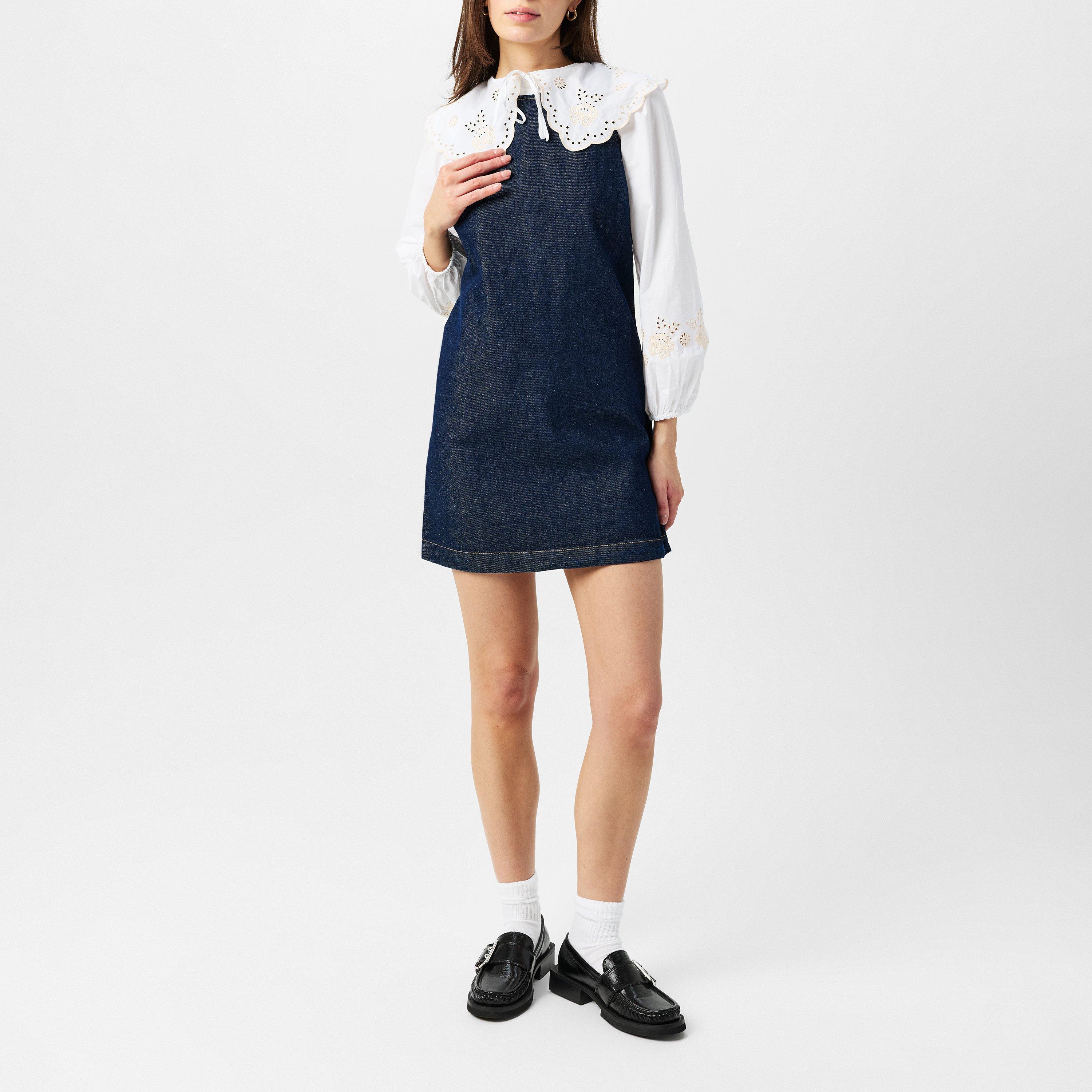 Blue - Nobodys Child - Palermo Racer Denim Pinny Dress - 6