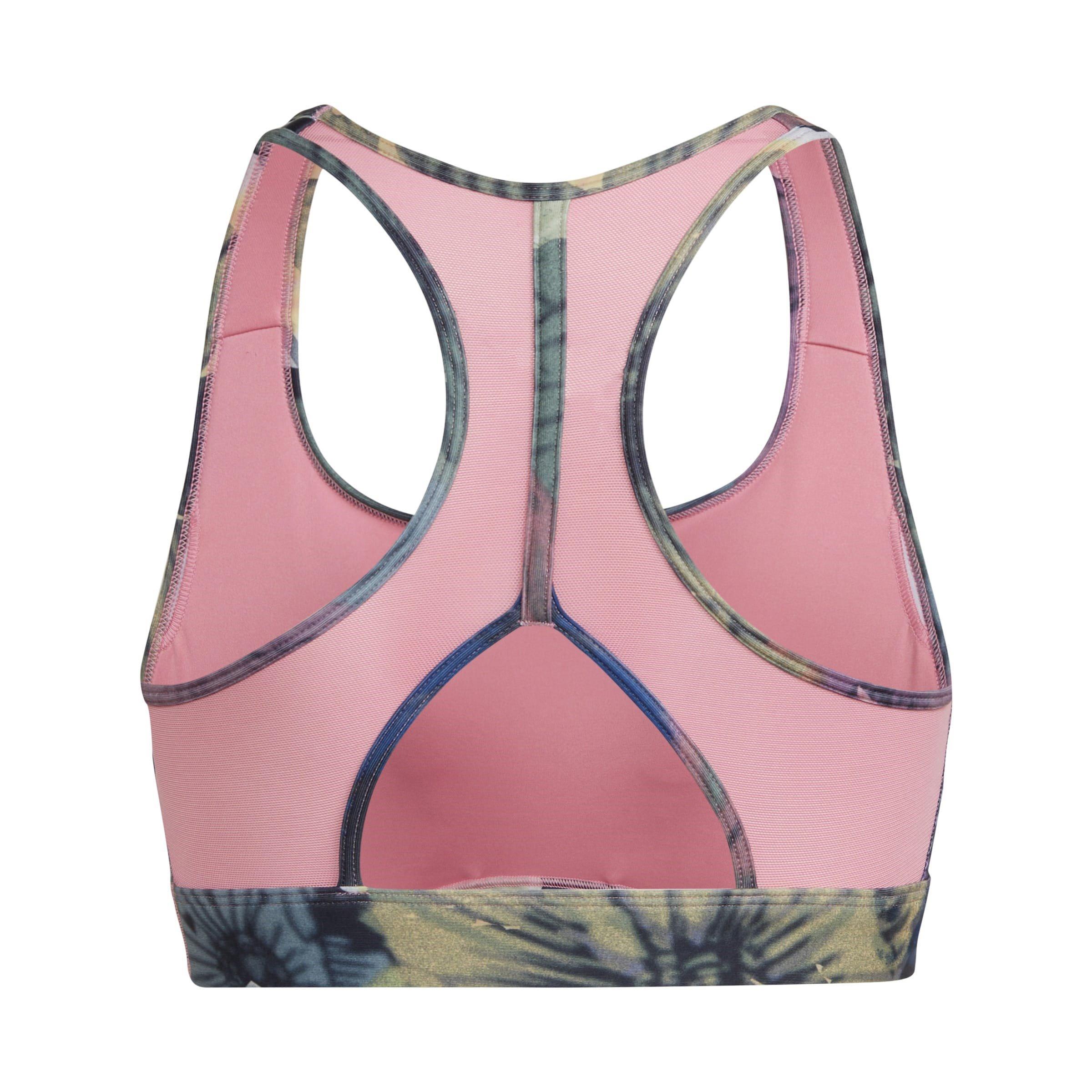 Multi - adidas - Powerreact Training Medium-Support Allover Print Bra  Ld99 - 2