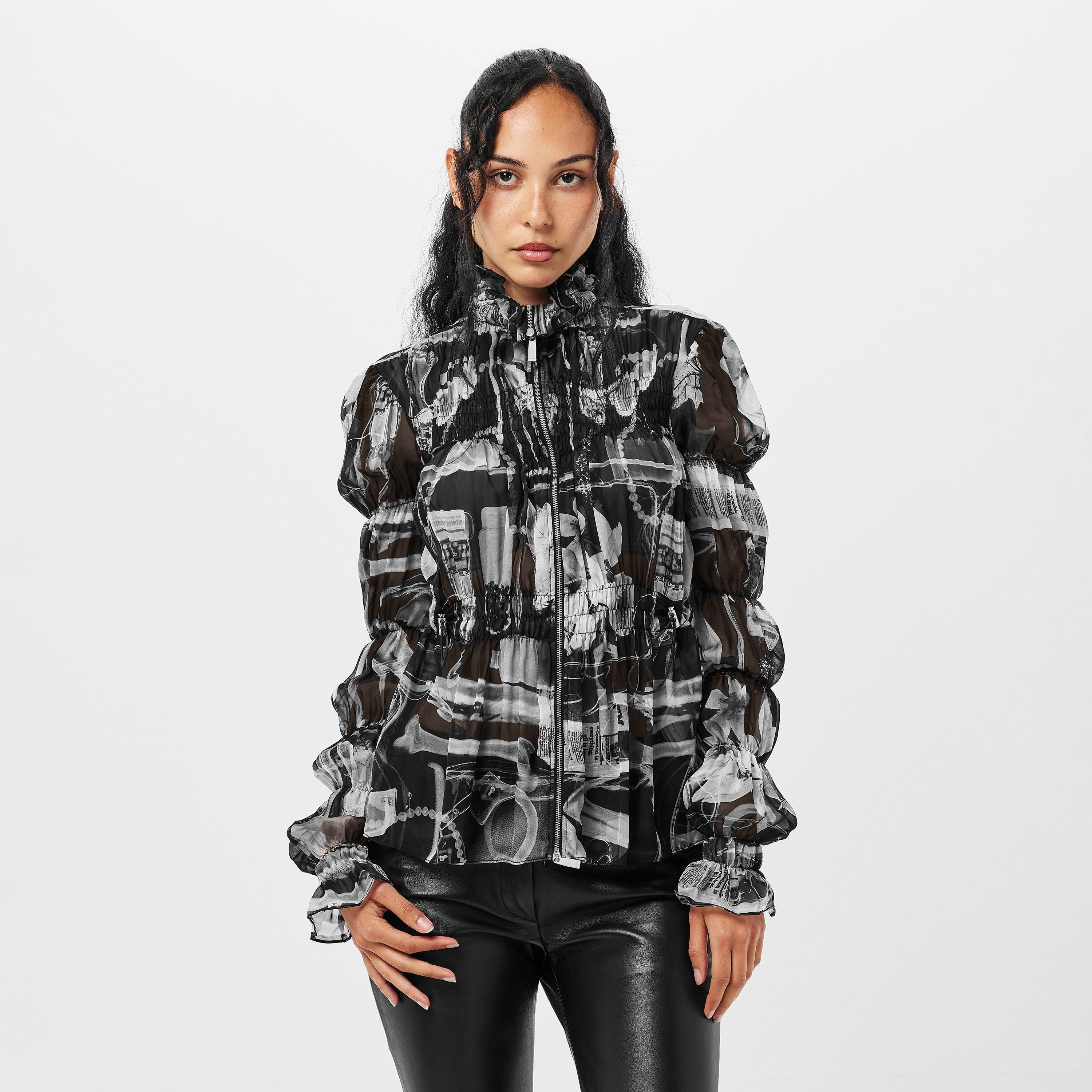 Wht Blk - Off White - Women's Long-Sleeve Shirt - 3