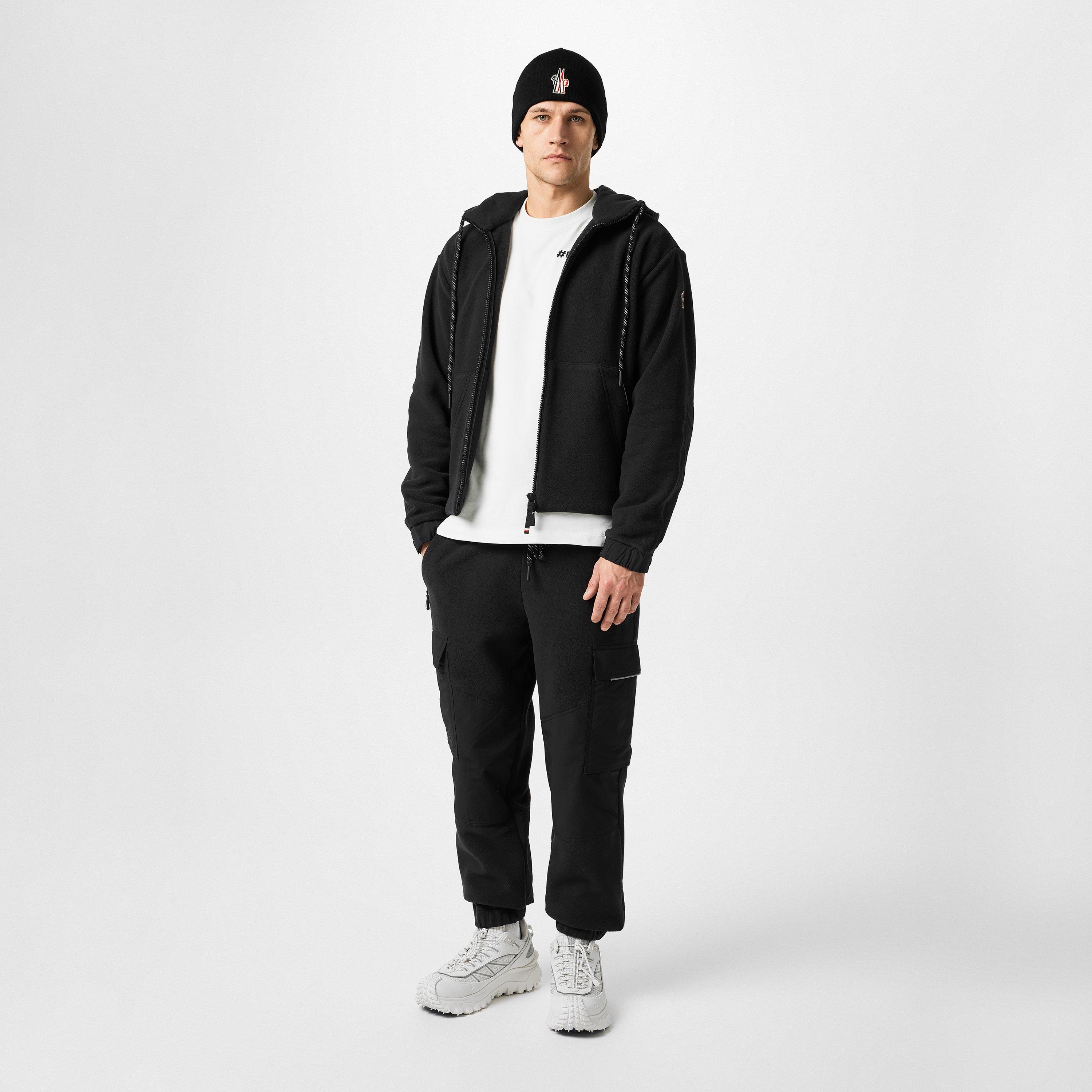 Black 999 - Moncler Grenoble - Men's Hooded Zip Cardigan - 4