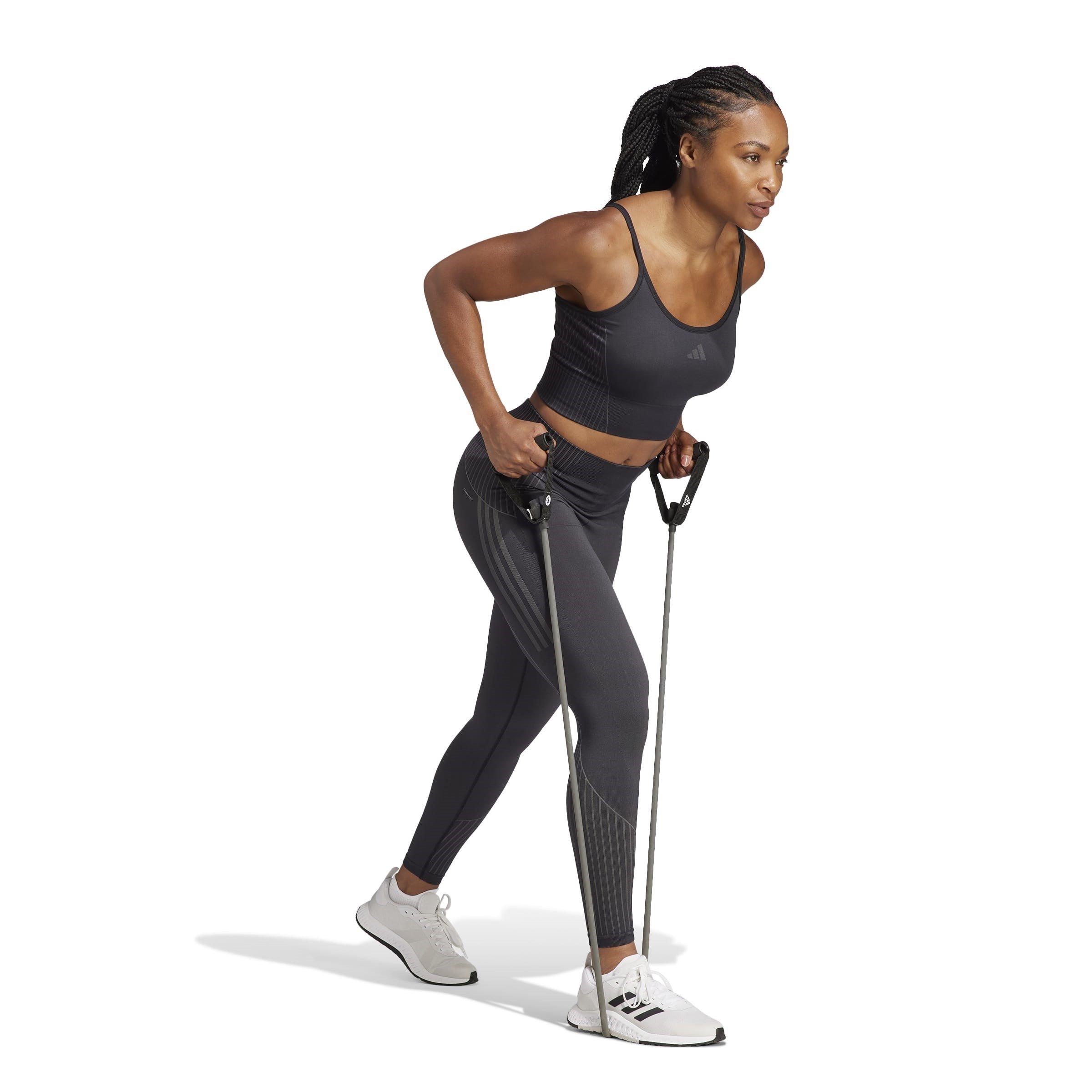 ZWART - adidas - Seamless Performance Gym Leggings - 4