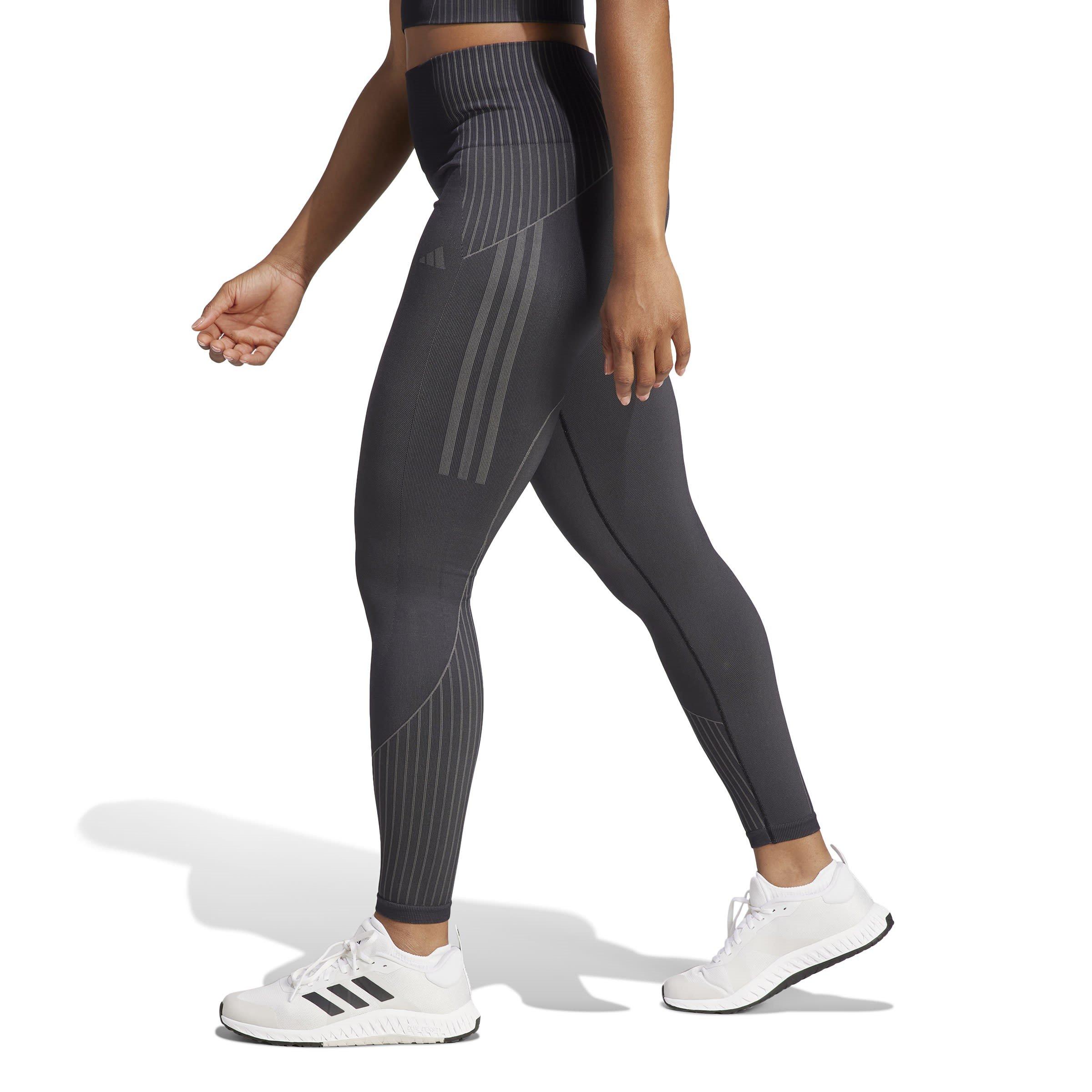 ZWART - adidas - Seamless Performance Gym Leggings - 5