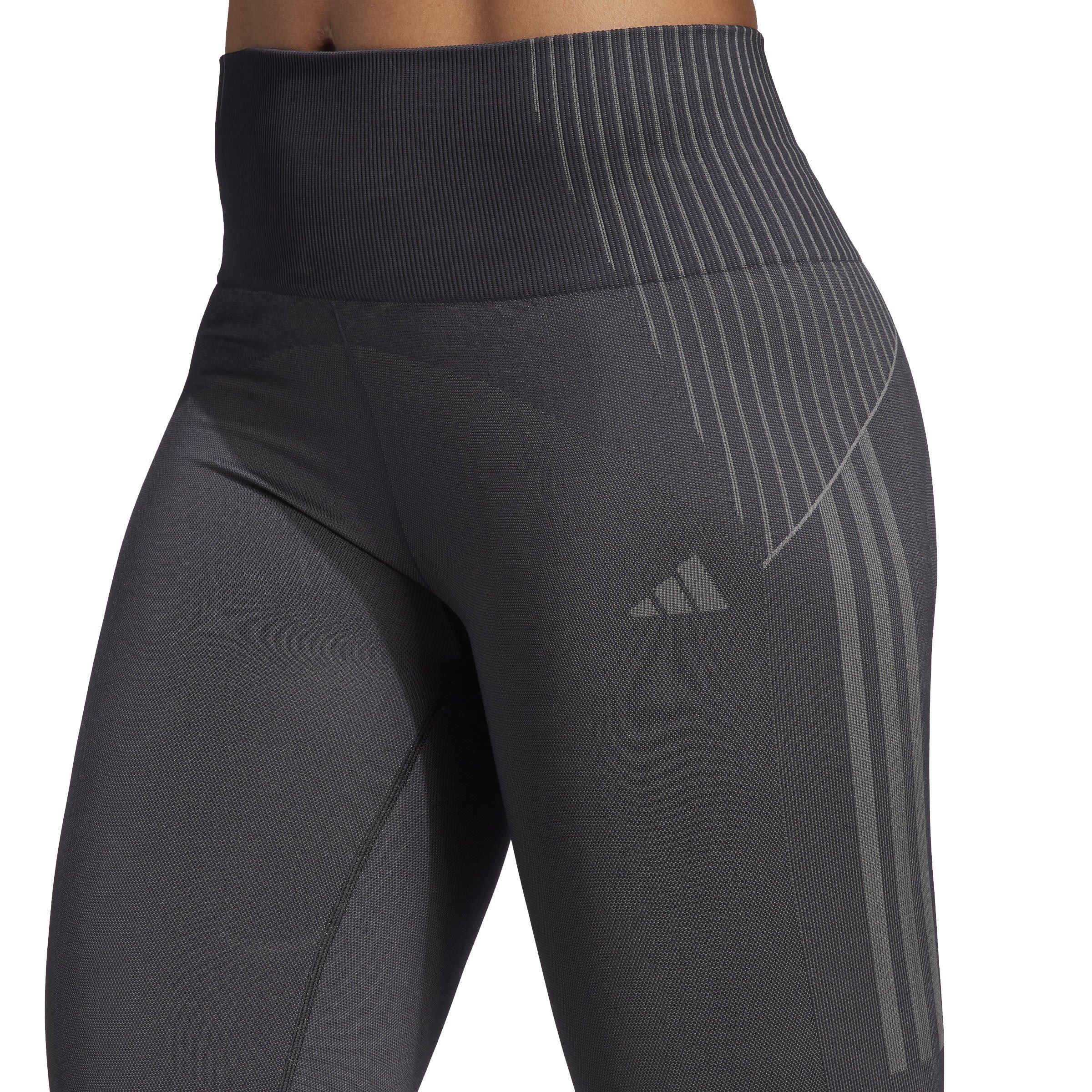 ZWART - adidas - Seamless Performance Gym Leggings - 6