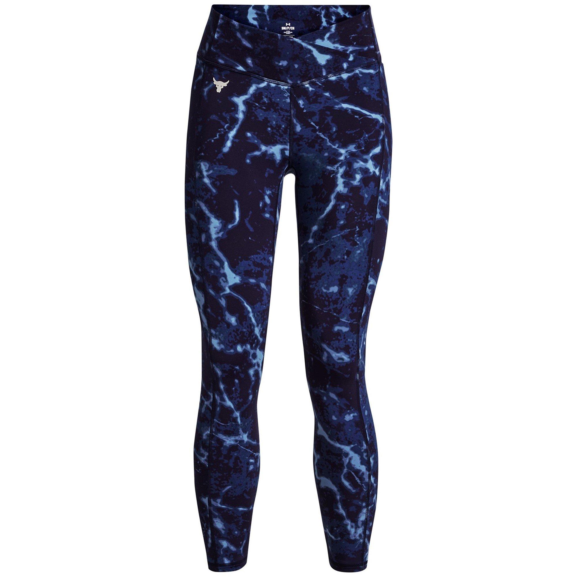 Blue - Under Armour - Women's Large Crossover Ankle Performance Gym Legging - 1
