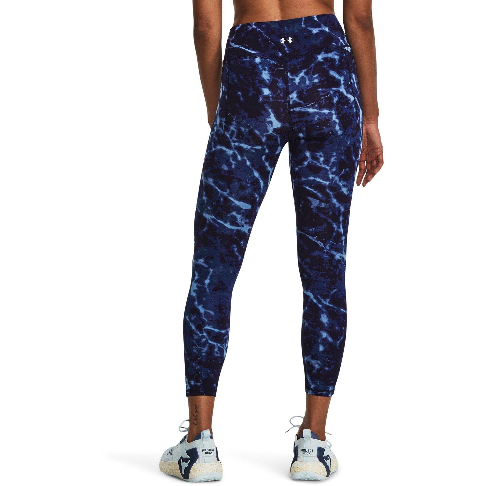 Bleu - Under Armour - Large Crossover Ankle Performance Gym Legging - 4