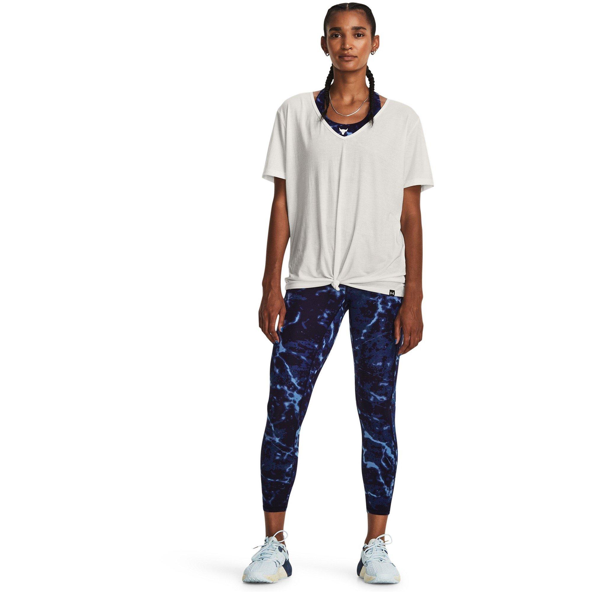 Bleu - Under Armour - Large Crossover Ankle Performance Gym Legging - 7