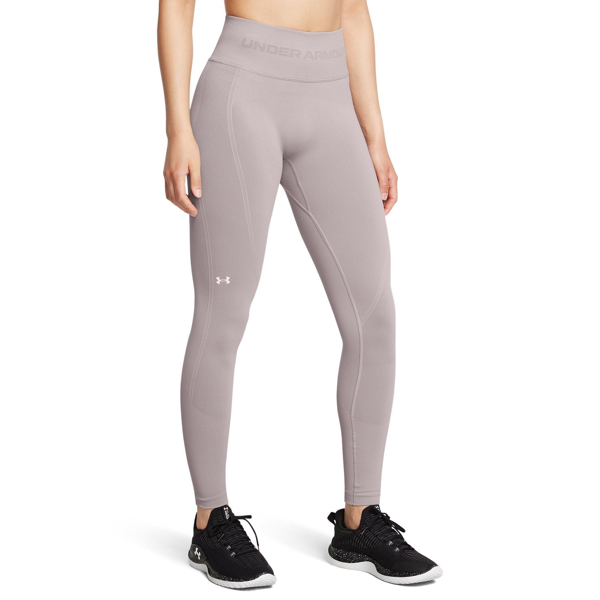 Gray - Under Armour - Vanish Seamless Performance Gym Leggings - 3