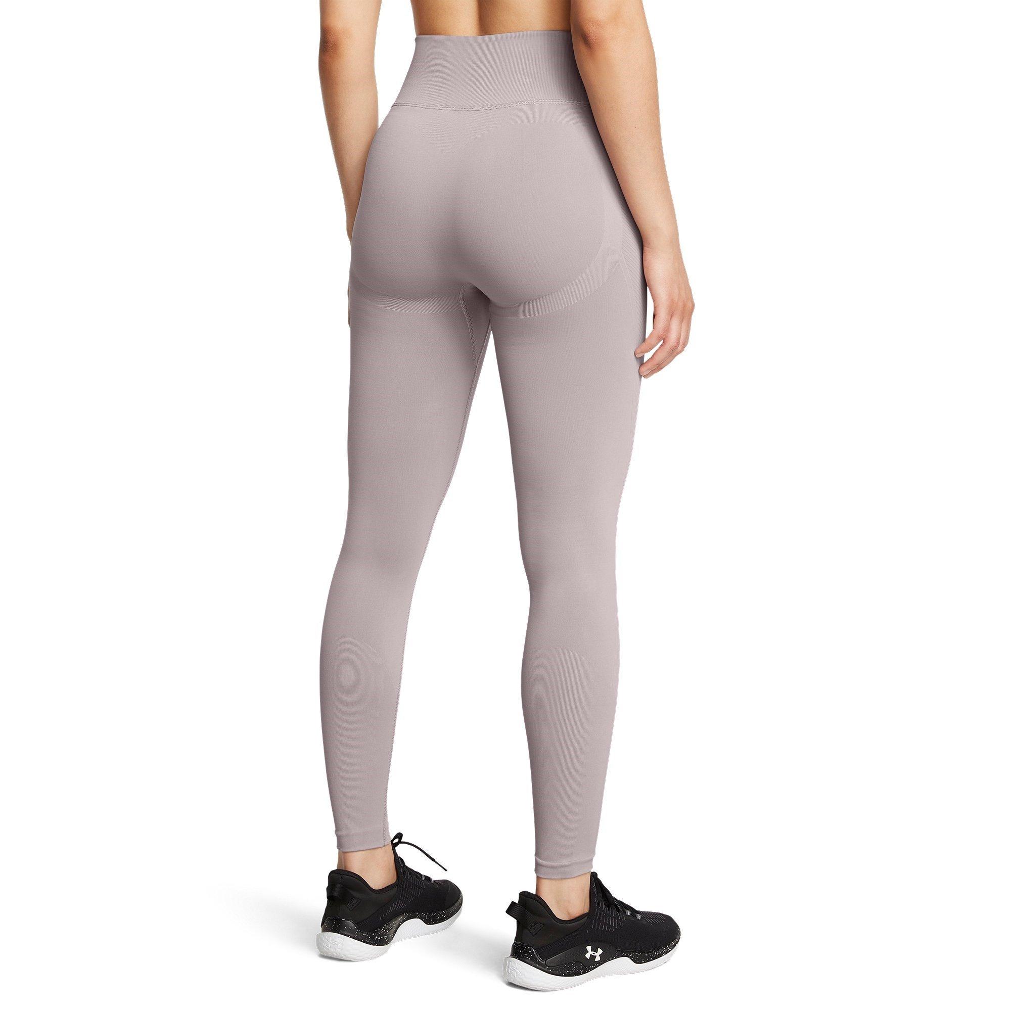 Gray - Under Armour - Vanish Seamless Performance Gym Leggings - 4
