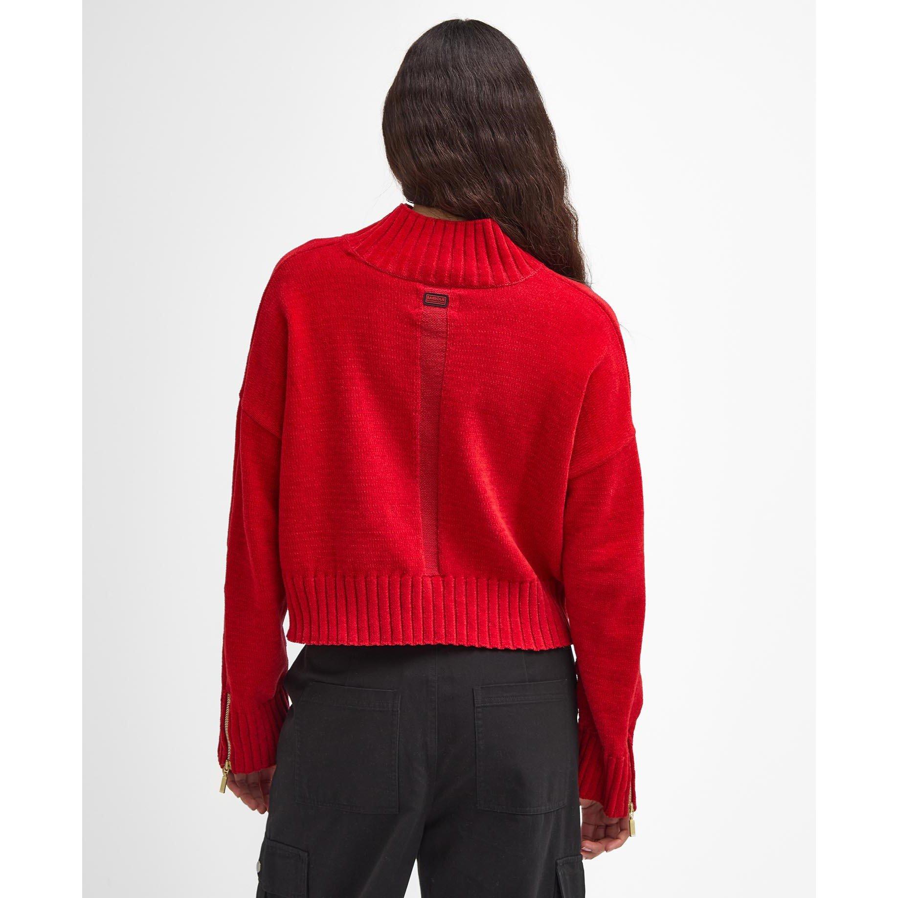 Scarlet - Barbour International - Milla High Neck Jumper - 2