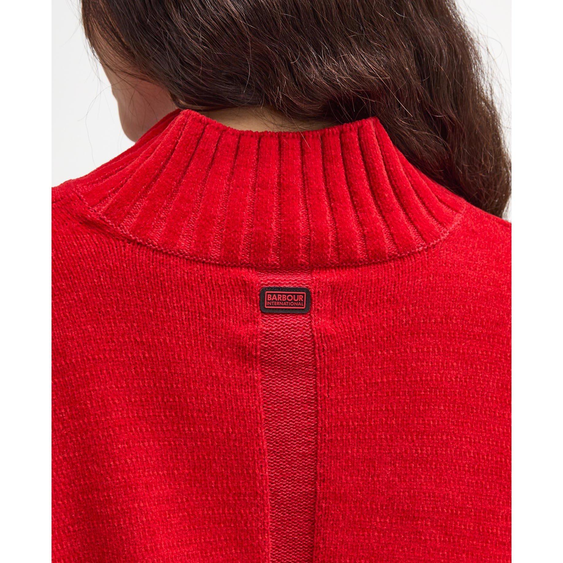 Scarlet - Barbour International - Milla High Neck Jumper - 5