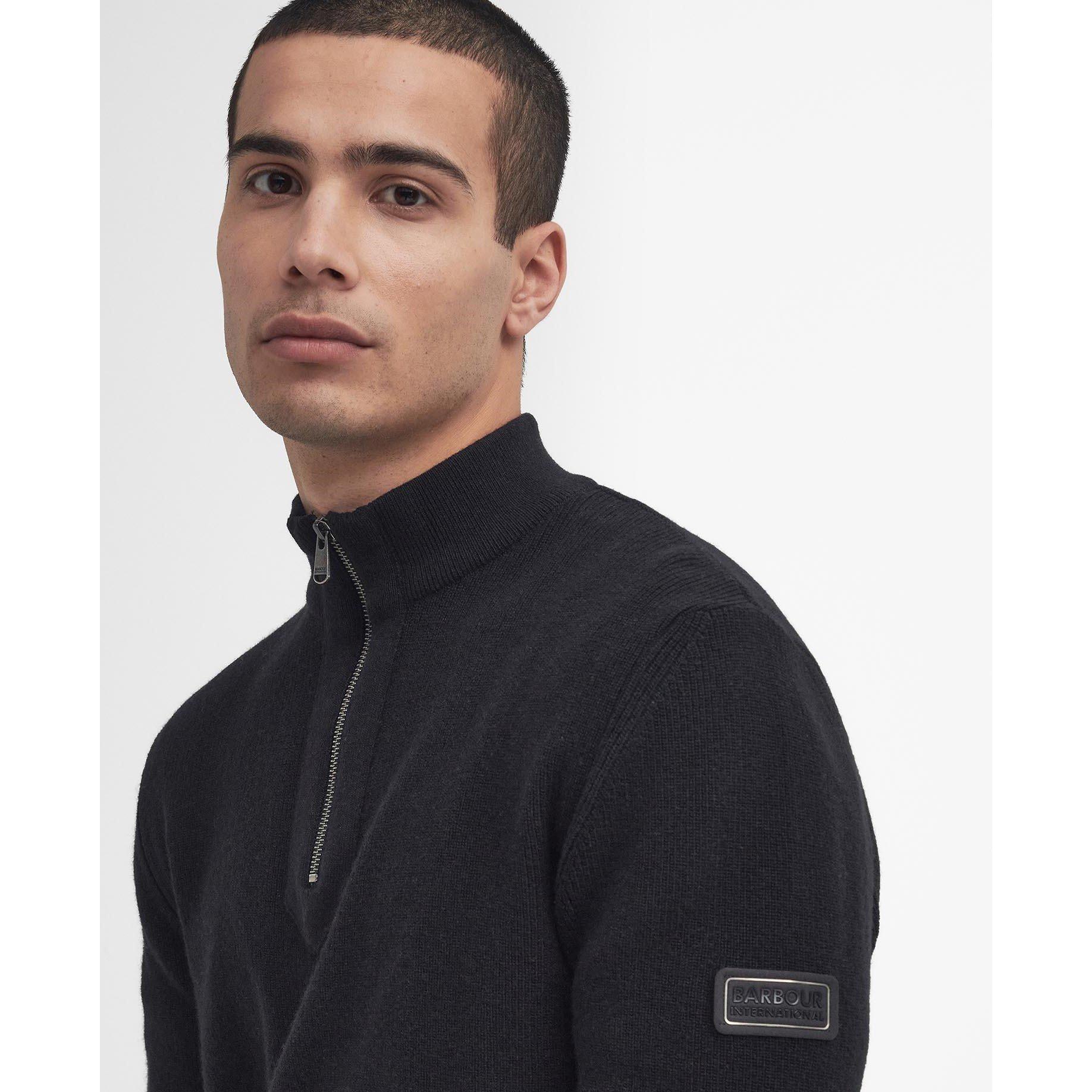 Black BK31 - Barbour International - Crawley Half-Zip Jumper - 4