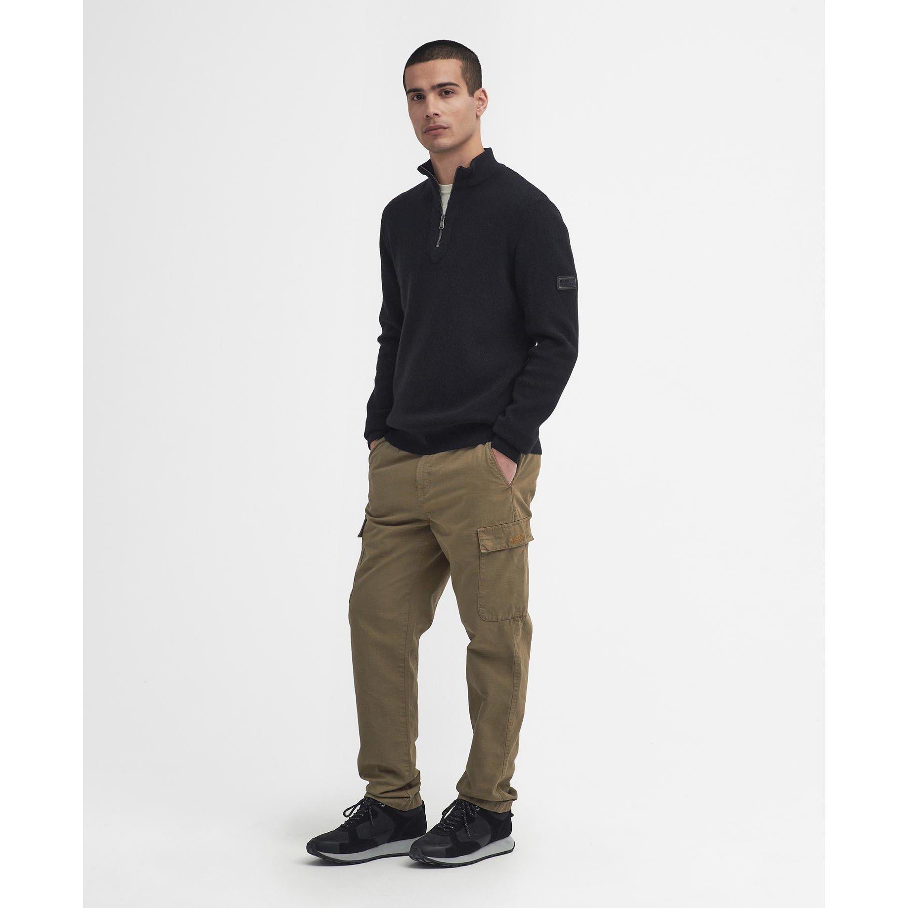 Black BK31 - Barbour International - Crawley Half-Zip Jumper - 6