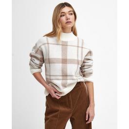 Barbour Deanna Tartan High Neck Jumper