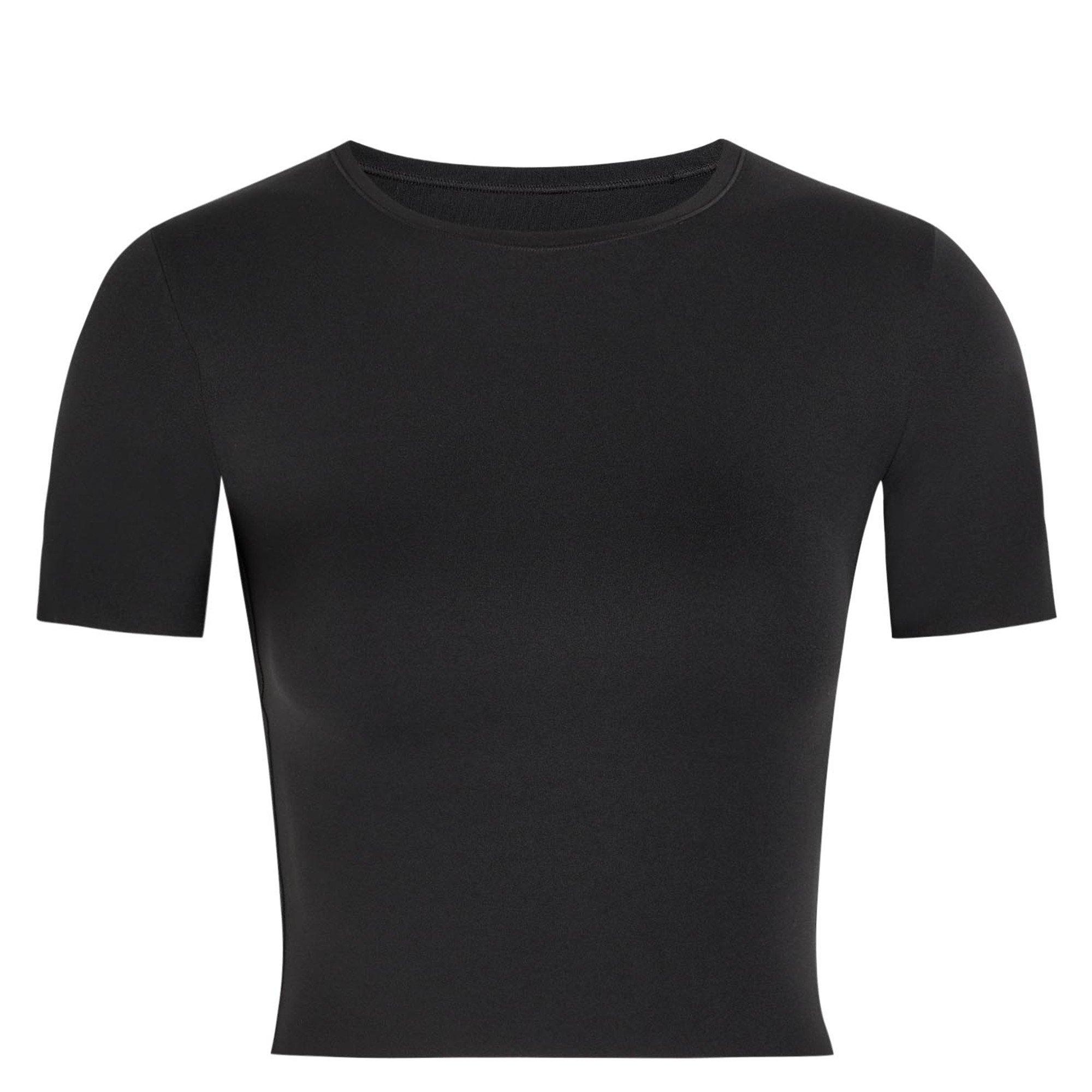 BLACK GREY - Nike - T W NK DF ZENVY SS TOP