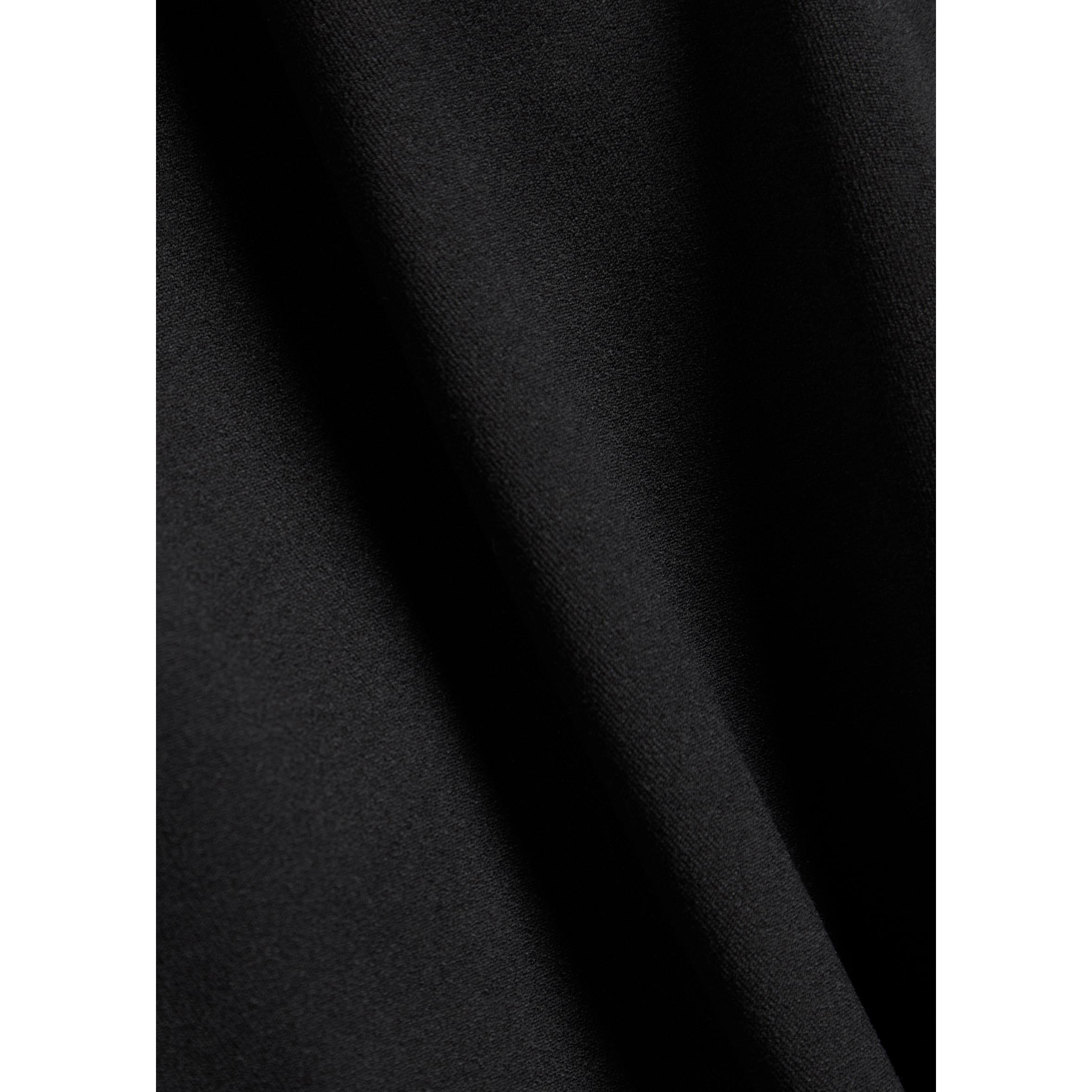 BLACK GREY - Nike - Women's Zenvy Cropped Short-Sleeve Slim-Fit Performance T-Shirt - 4