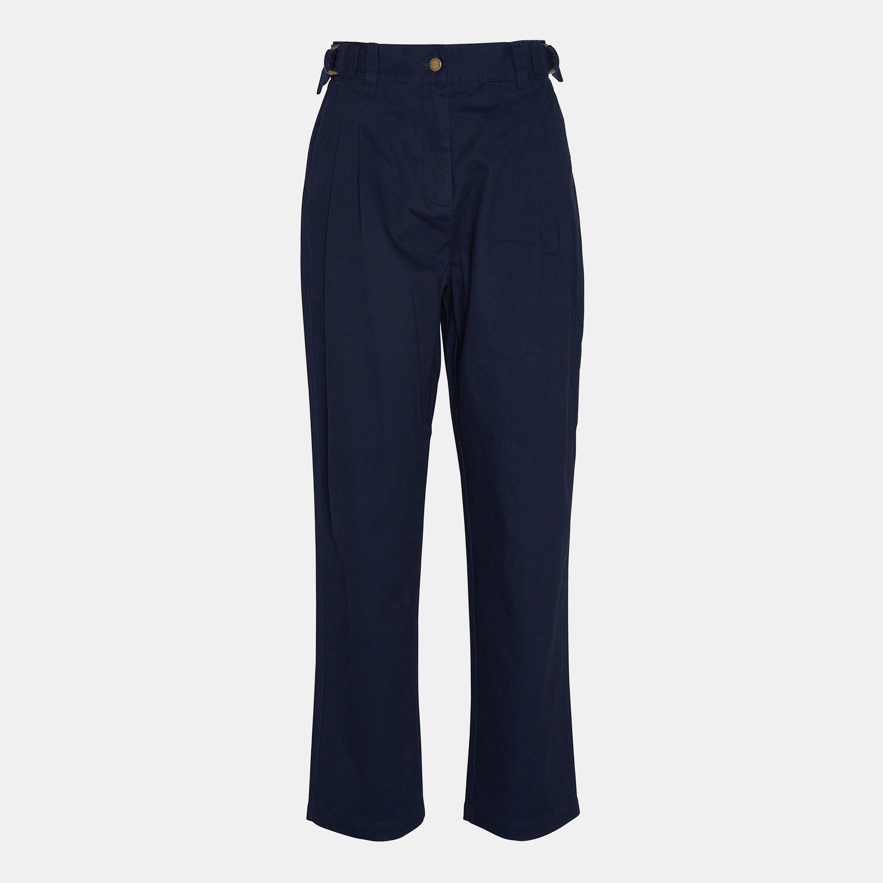 Navy - Barbour - Amber Tapered Trousers - 1