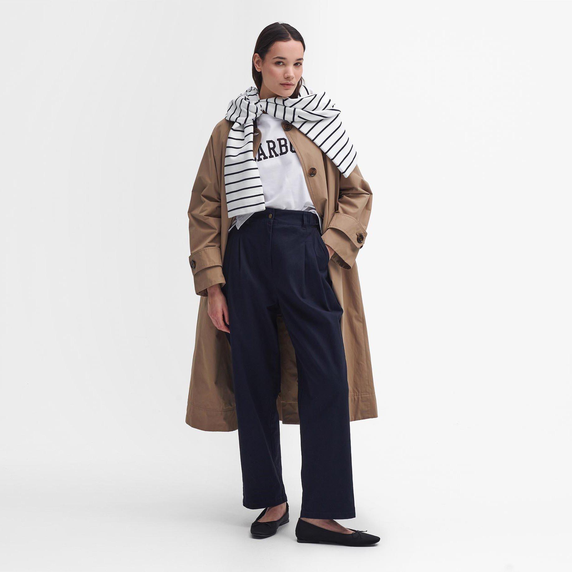 Navy - Barbour - Amber Tapered Trousers - 5