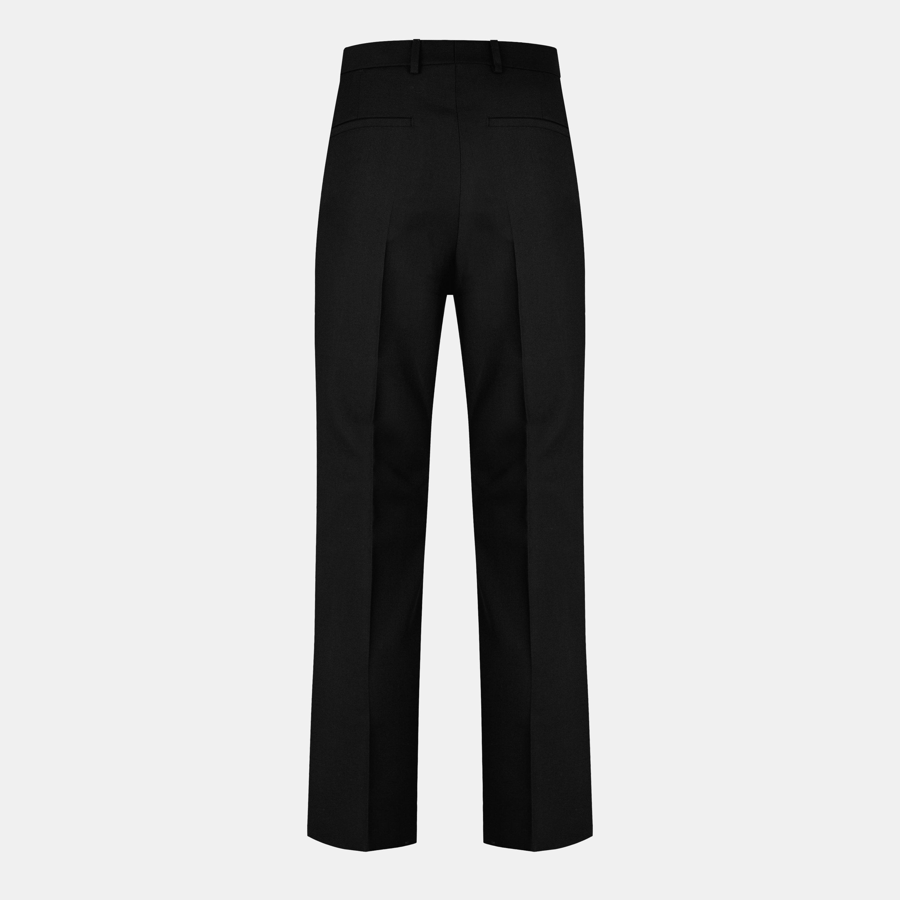 Black - Gucci - Twill Trousers - 2