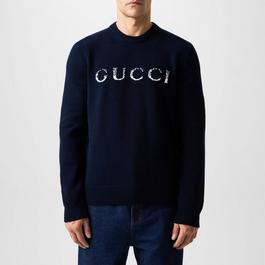 Gucci Intarsia Logo Jumper