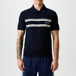 Gucci Stripe Logo Polo Shirt