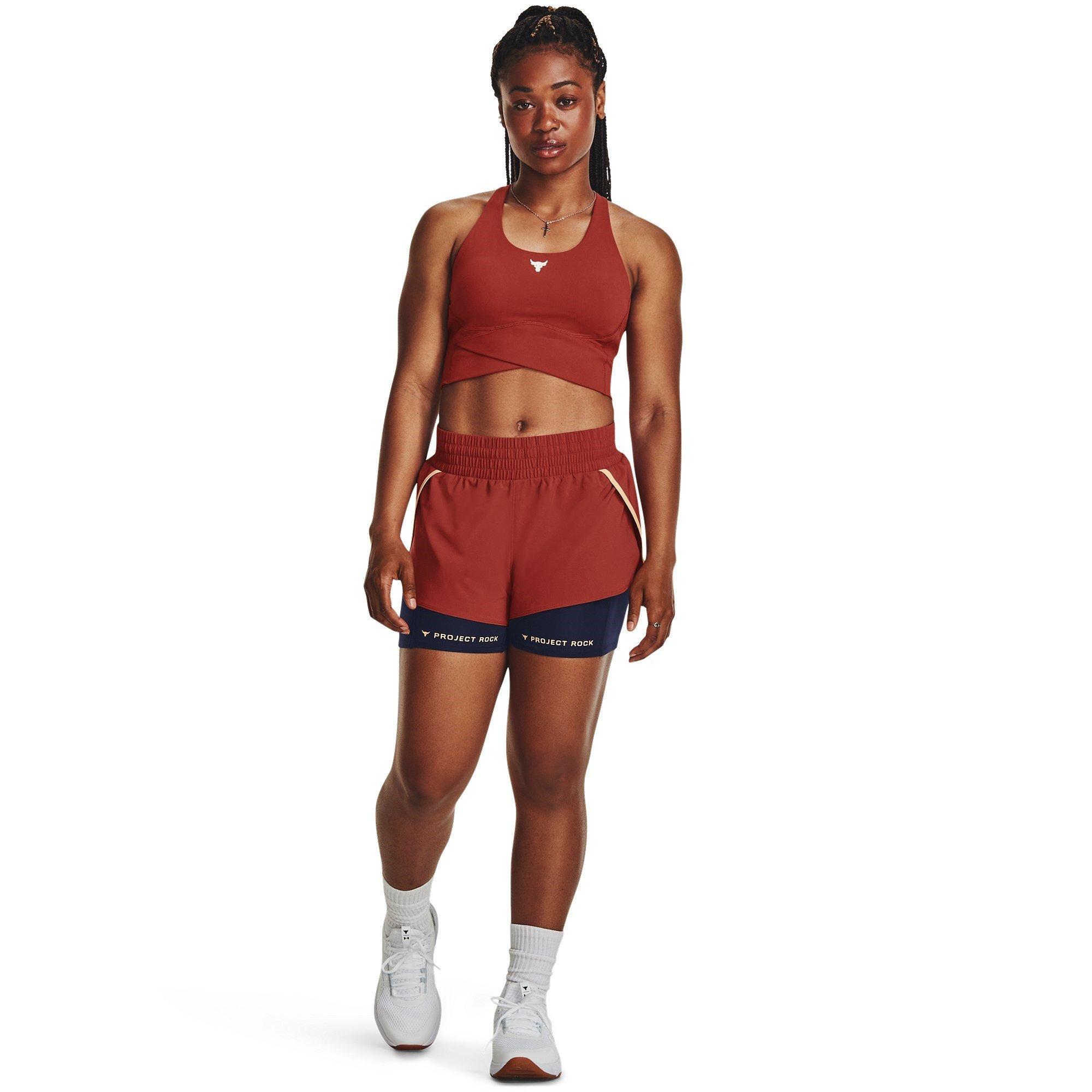 Red - Under Armour - Women's Leg Day Flex Performance Gym Shorts - 5