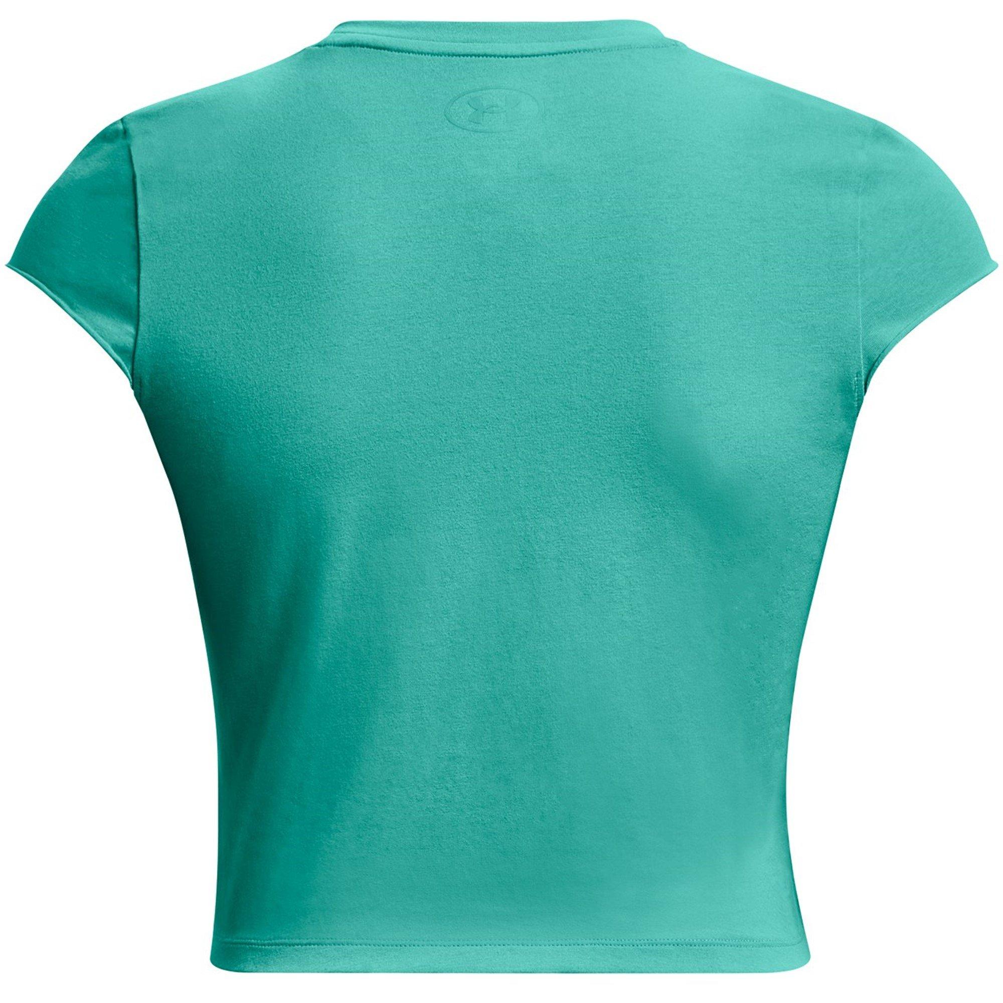 Verde - Under Armour - Project Rock Night Shift Cap T-Shirt Womens - 6