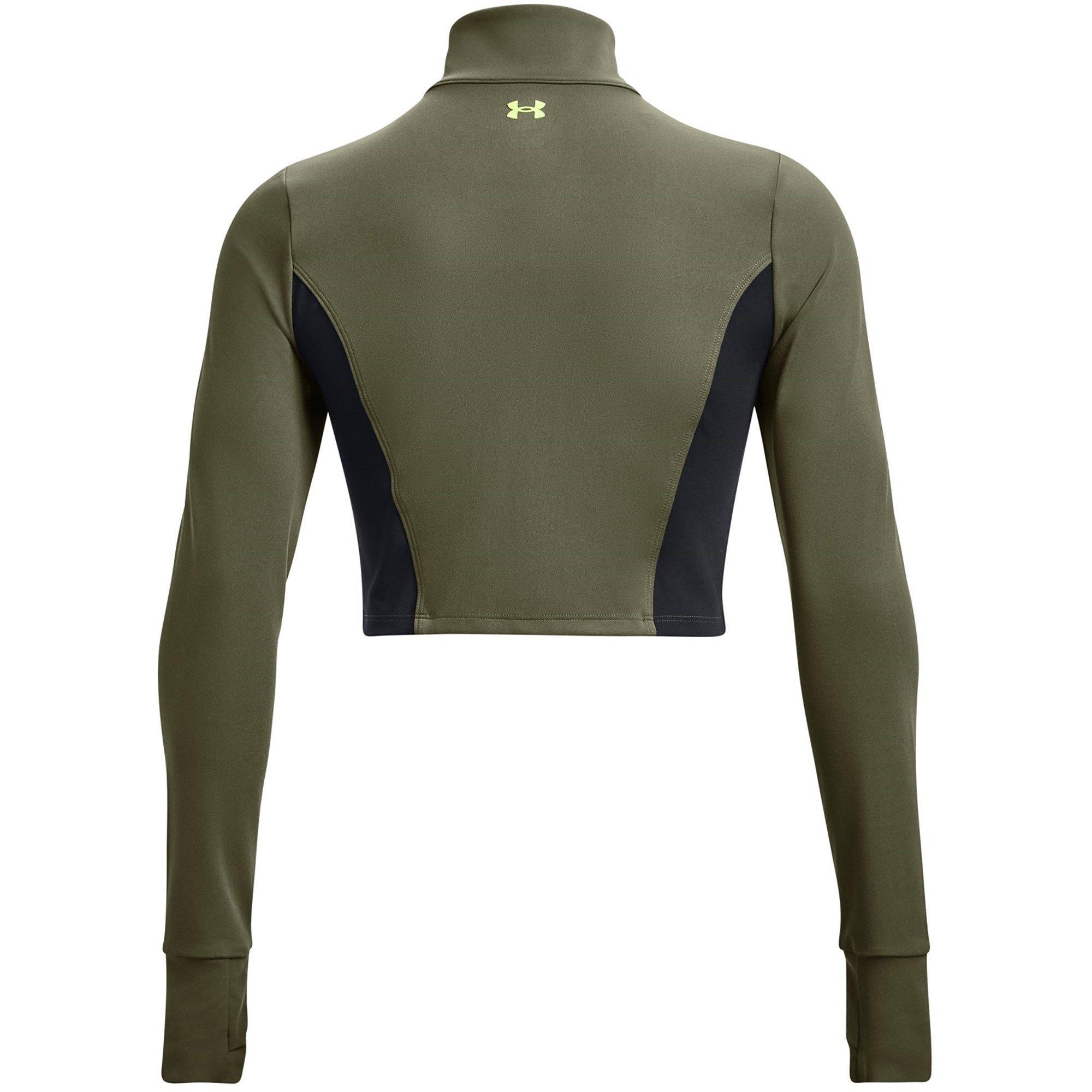 Verde - Under Armour - Project Rock Cropped Gym Jacket Womens - 6