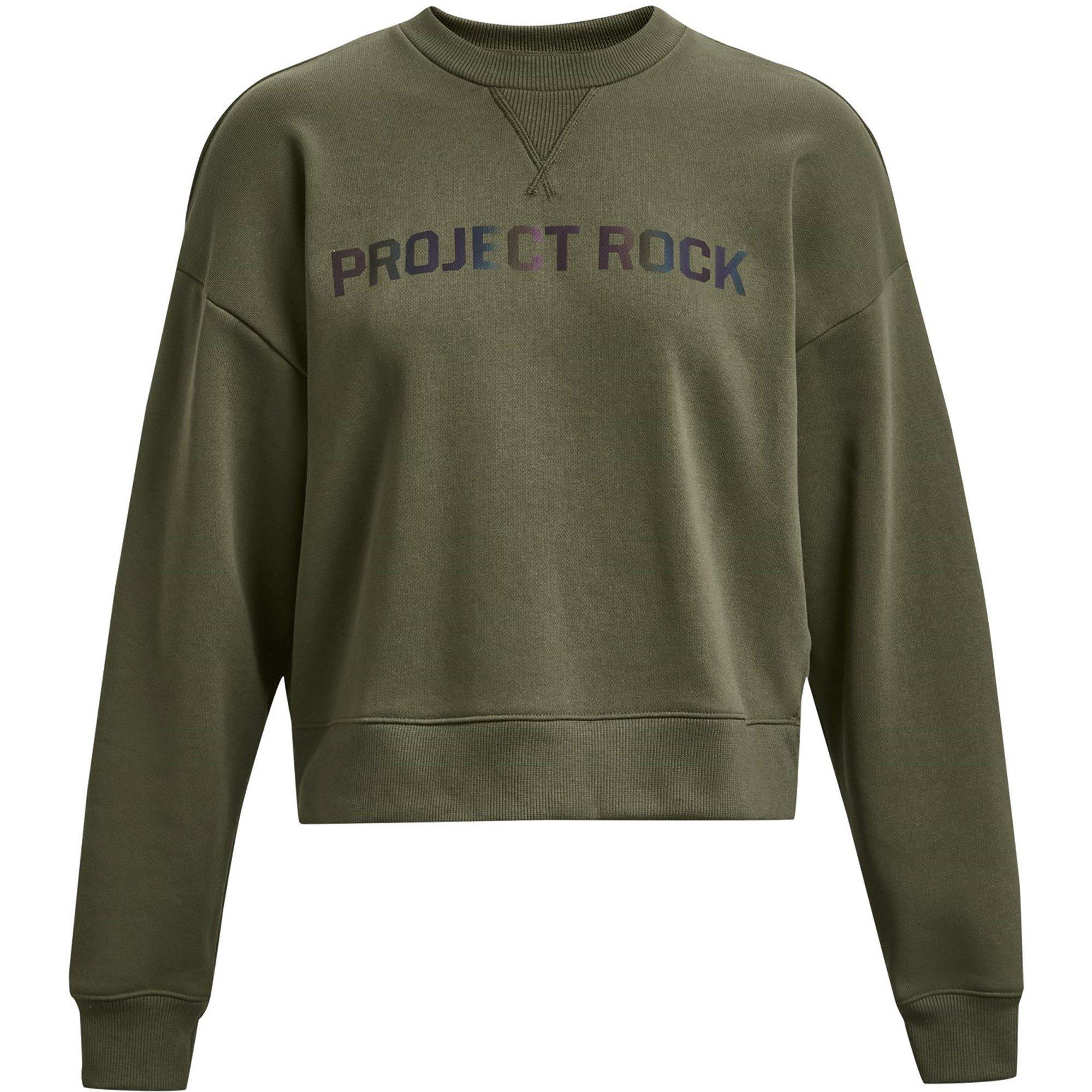 Green - Under Armour - Women's Heavyweight Leg Day Sweatshirt - 1