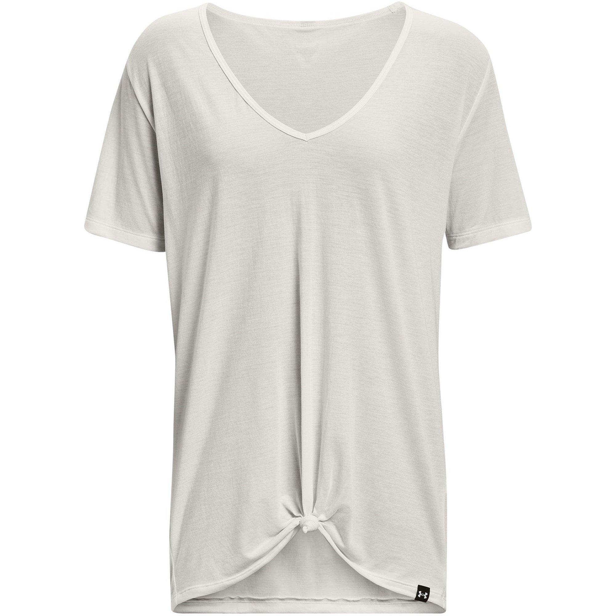 Wit - Under Armour - Women's Deep V Short-Sleeve Performance Gym Top - 1