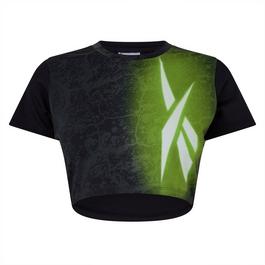 Reebok Cropped T Shirt Womens