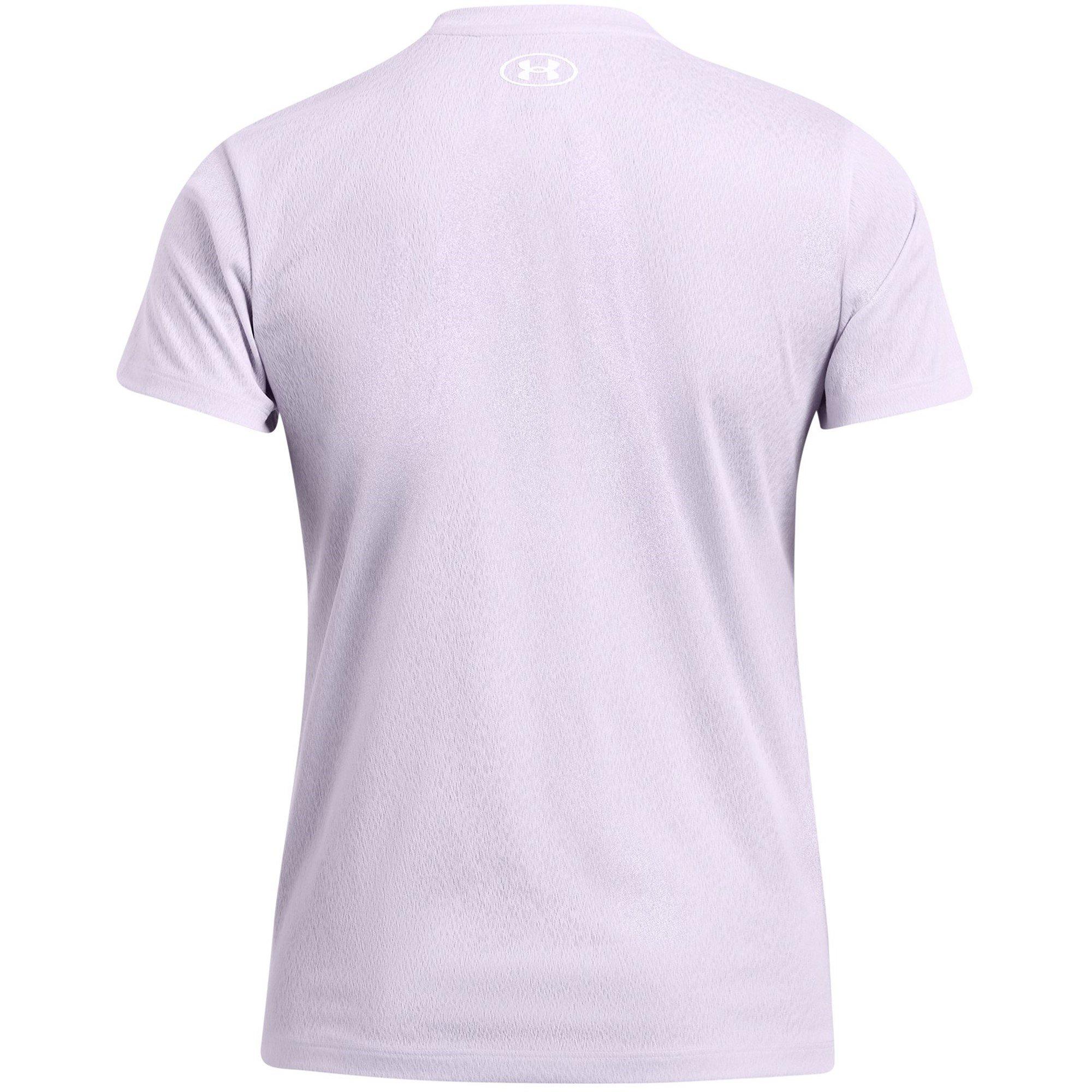Salt Purple/Wht - Under Armour - Tech Riddle Short-Sleeve Performance Gym Top - 5