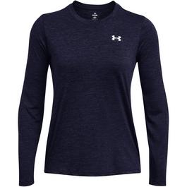 Under Armour Tech Long Sleeve Crew Neck T-Shirt Womens