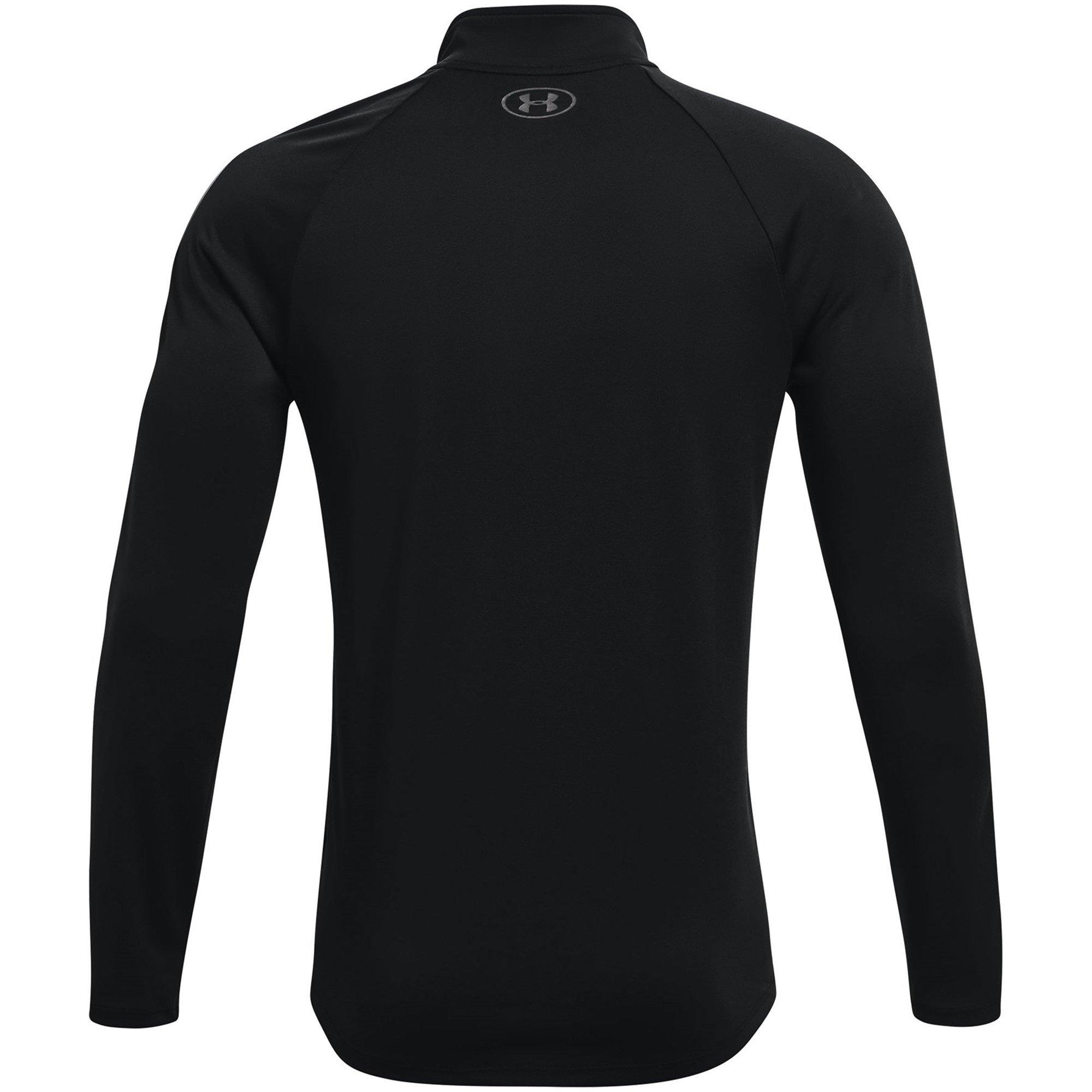 Black/Charcoal - Under Armour - UA Mens UA Tech™ ½ Zip Long Sleeve - 2