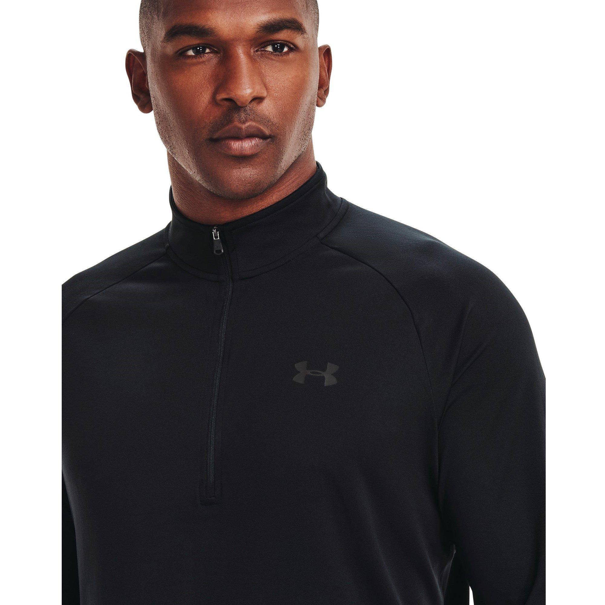 Black/Charcoal - Under Armour - UA Mens UA Tech™ ½ Zip Long Sleeve - 12