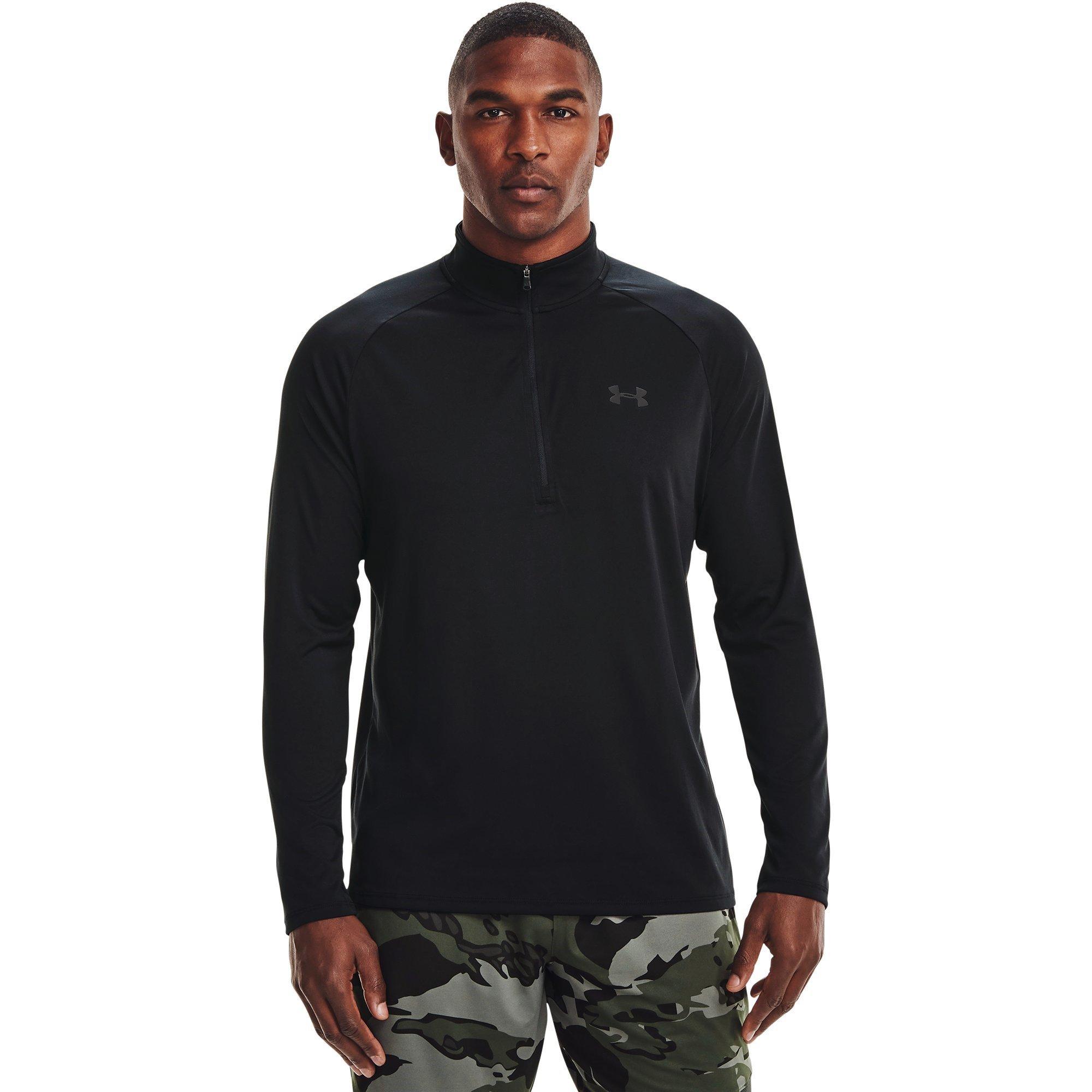 Black/Charcoal - Under Armour - UA Mens UA Tech™ ½ Zip Long Sleeve - 3