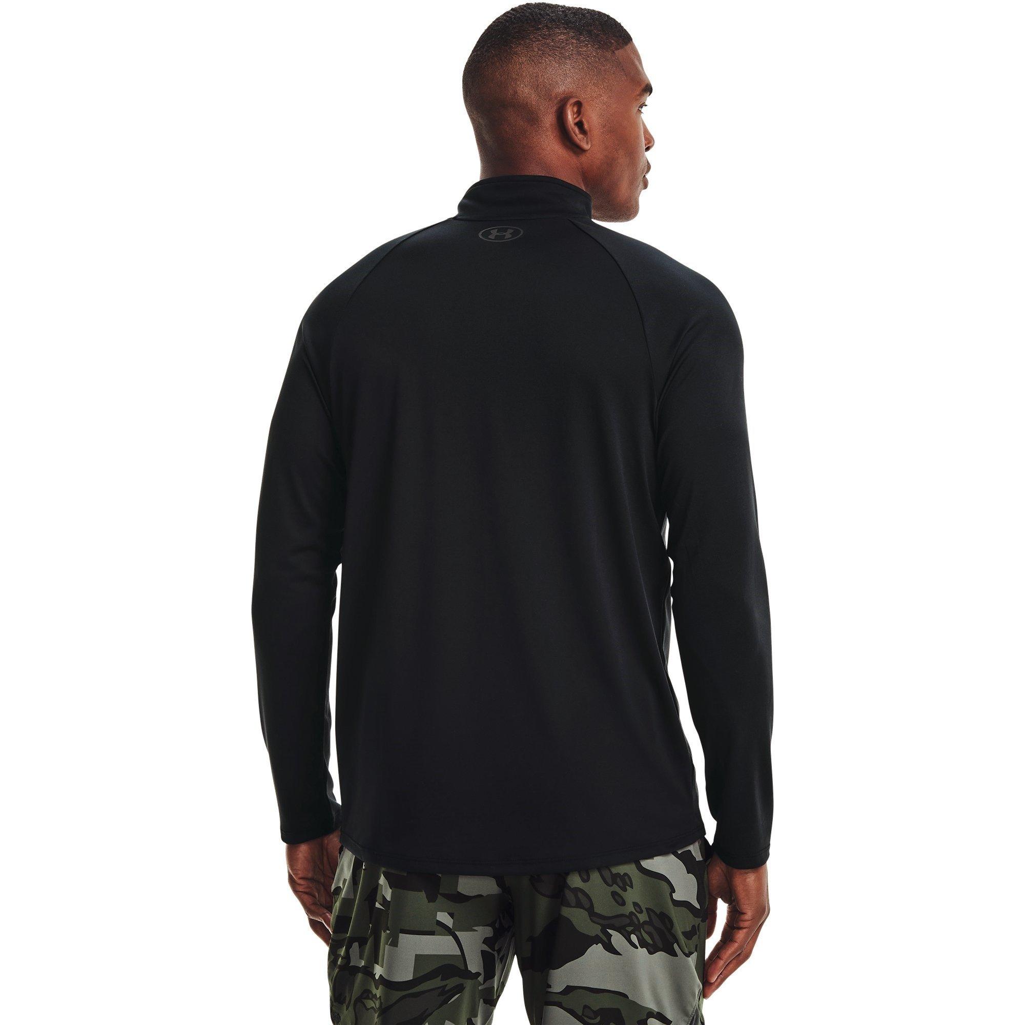 Black/Charcoal - Under Armour - UA Mens UA Tech™ ½ Zip Long Sleeve - 4