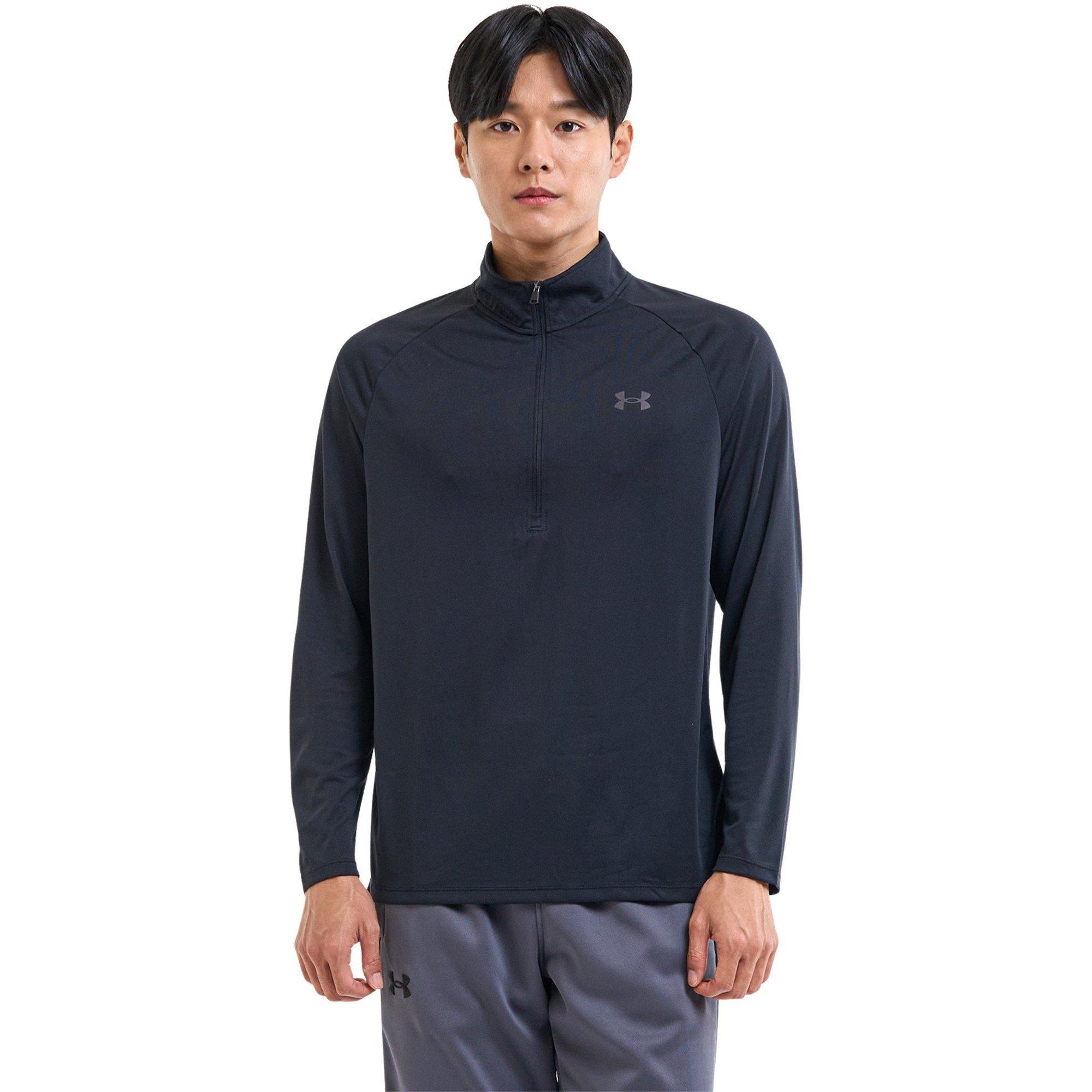 Black/Charcoal - Under Armour - UA Mens UA Tech™ ½ Zip Long Sleeve - 5