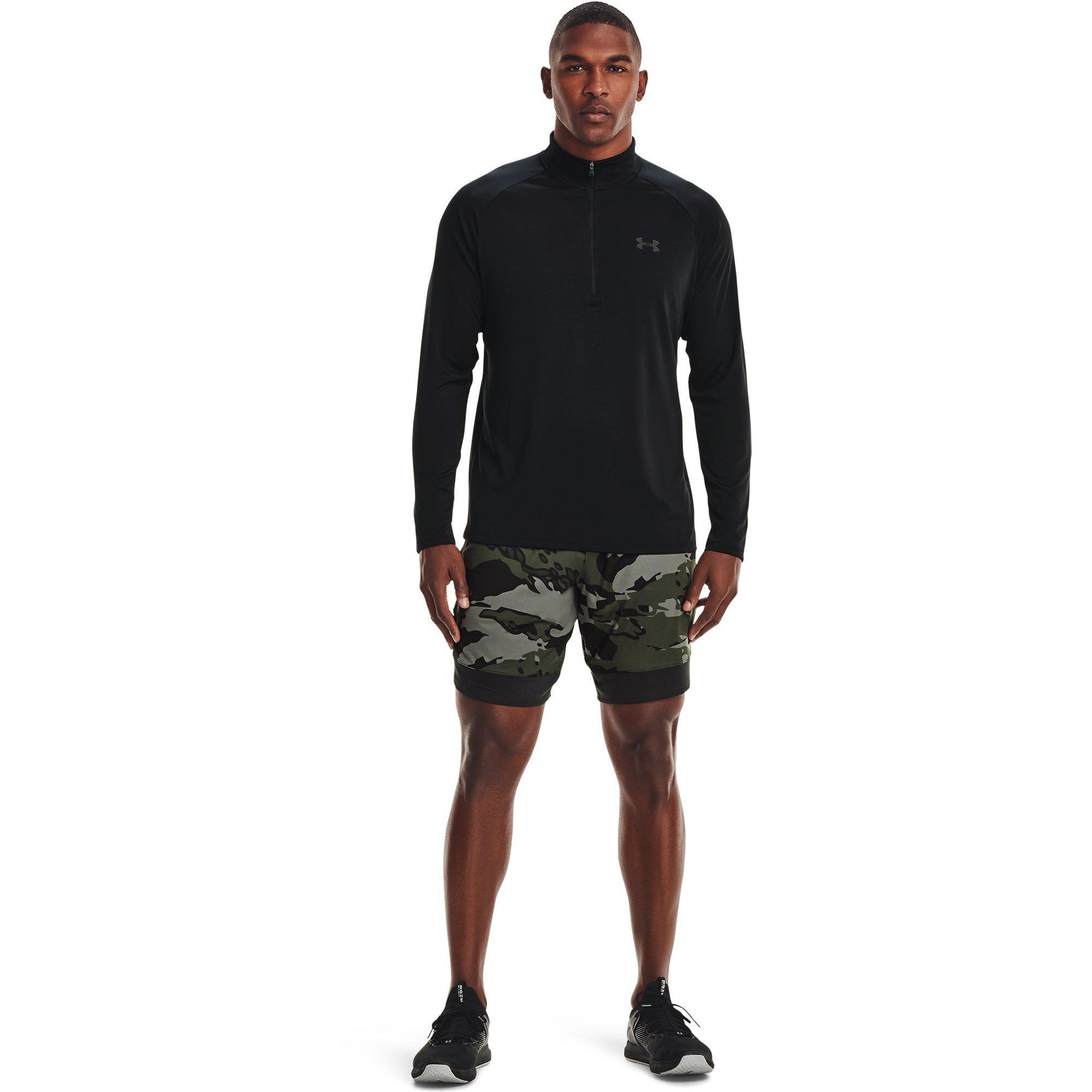 Black/Charcoal - Under Armour - UA Mens UA Tech™ ½ Zip Long Sleeve - 7