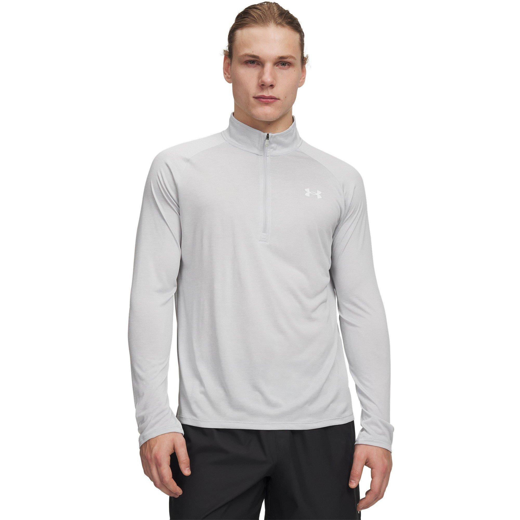 Halo Gray/White - Under Armour - Mens UA Tech™ ½ Zip Long Sleeve - 3