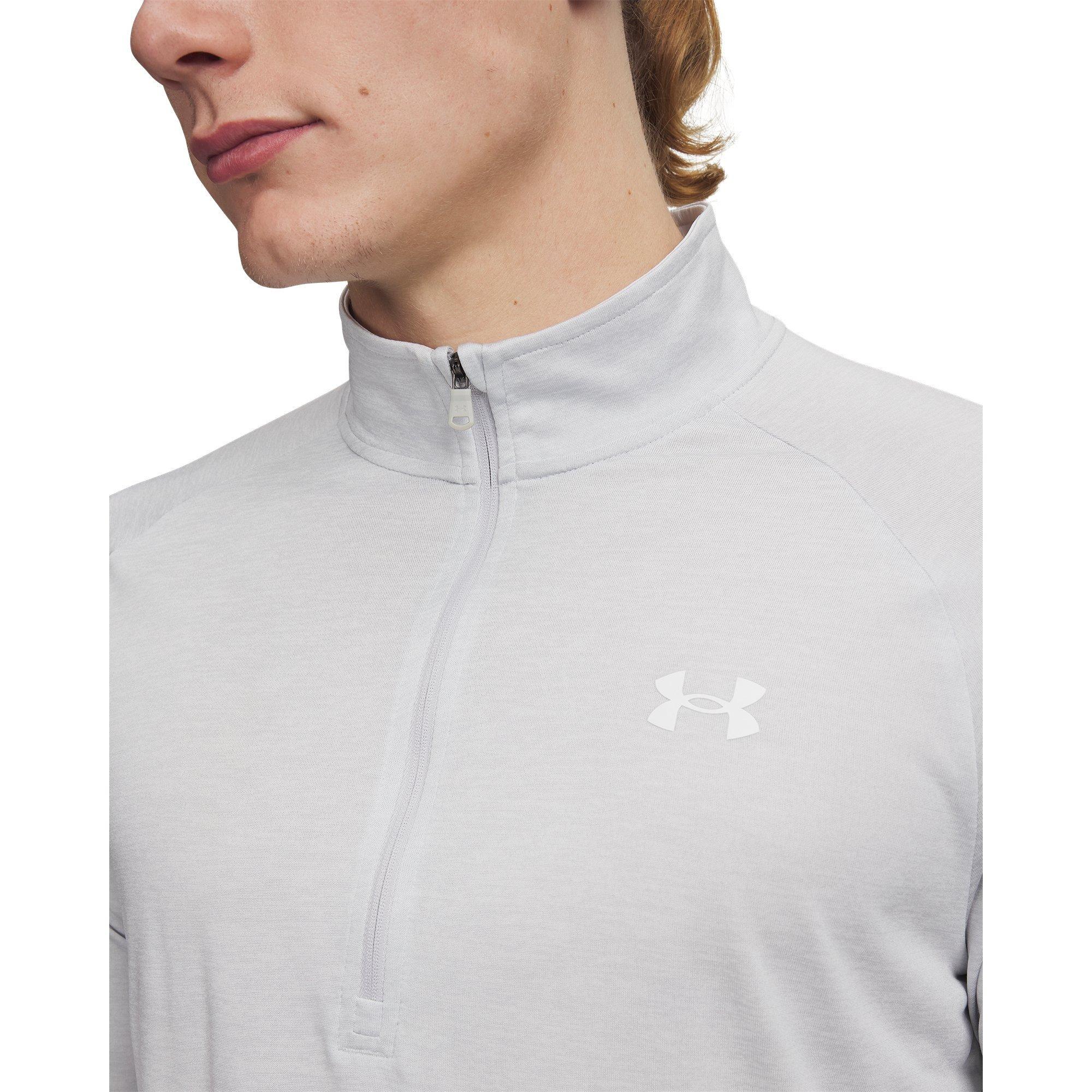 Halo Gray/White - Under Armour - Mens UA Tech™ ½ Zip Long Sleeve - 6