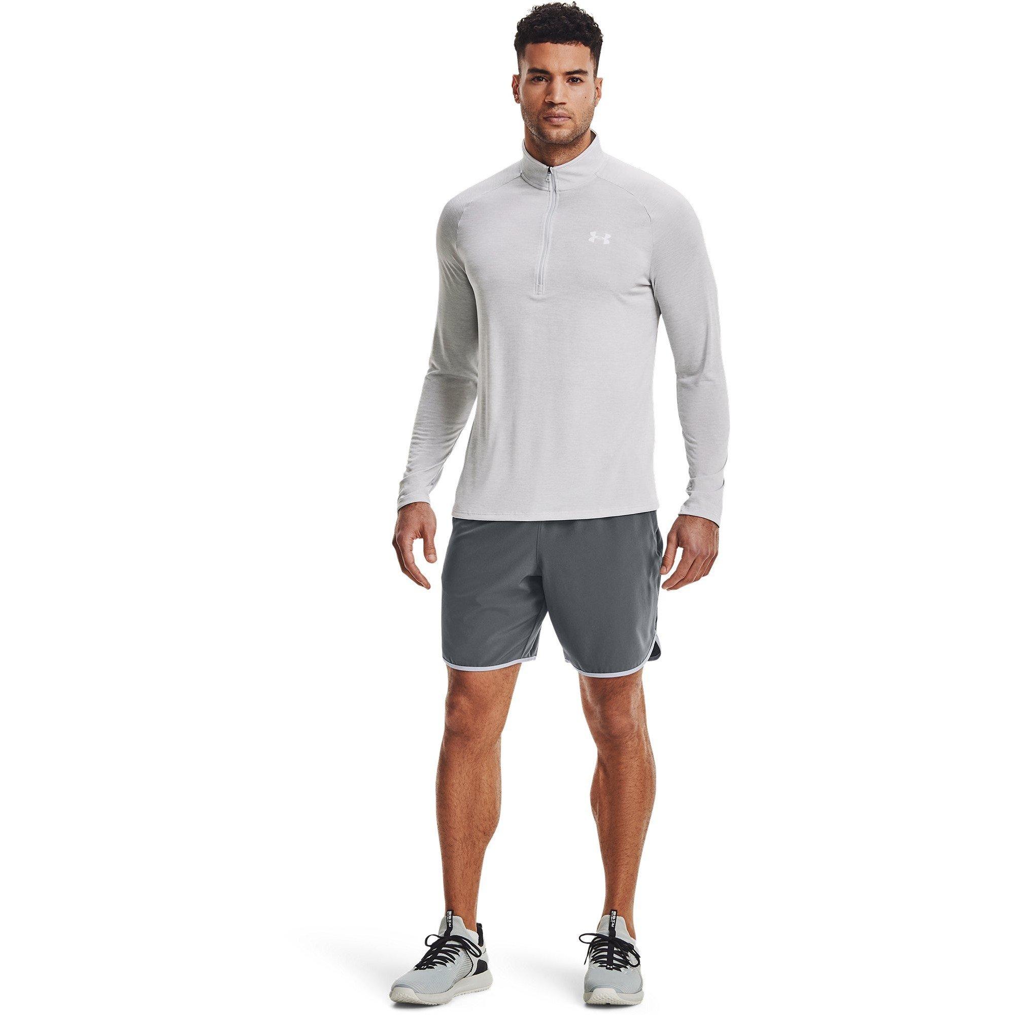 Halo Gray/White - Under Armour - Mens UA Tech™ ½ Zip Long Sleeve - 7