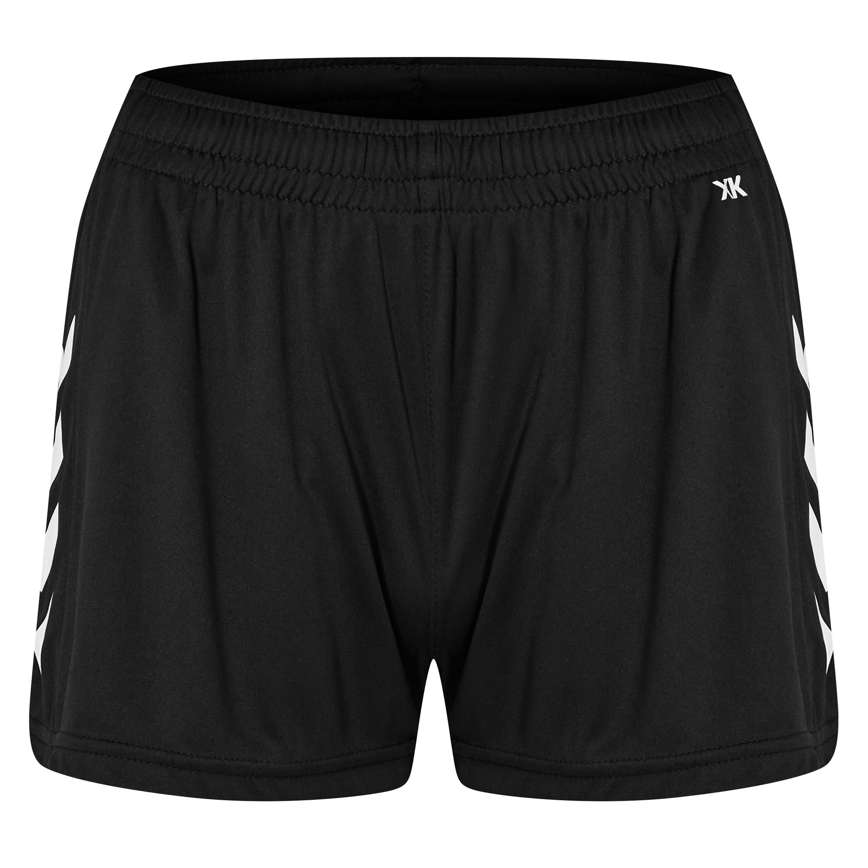 Black - Hummel - Women's Poly Football Shorts - 1