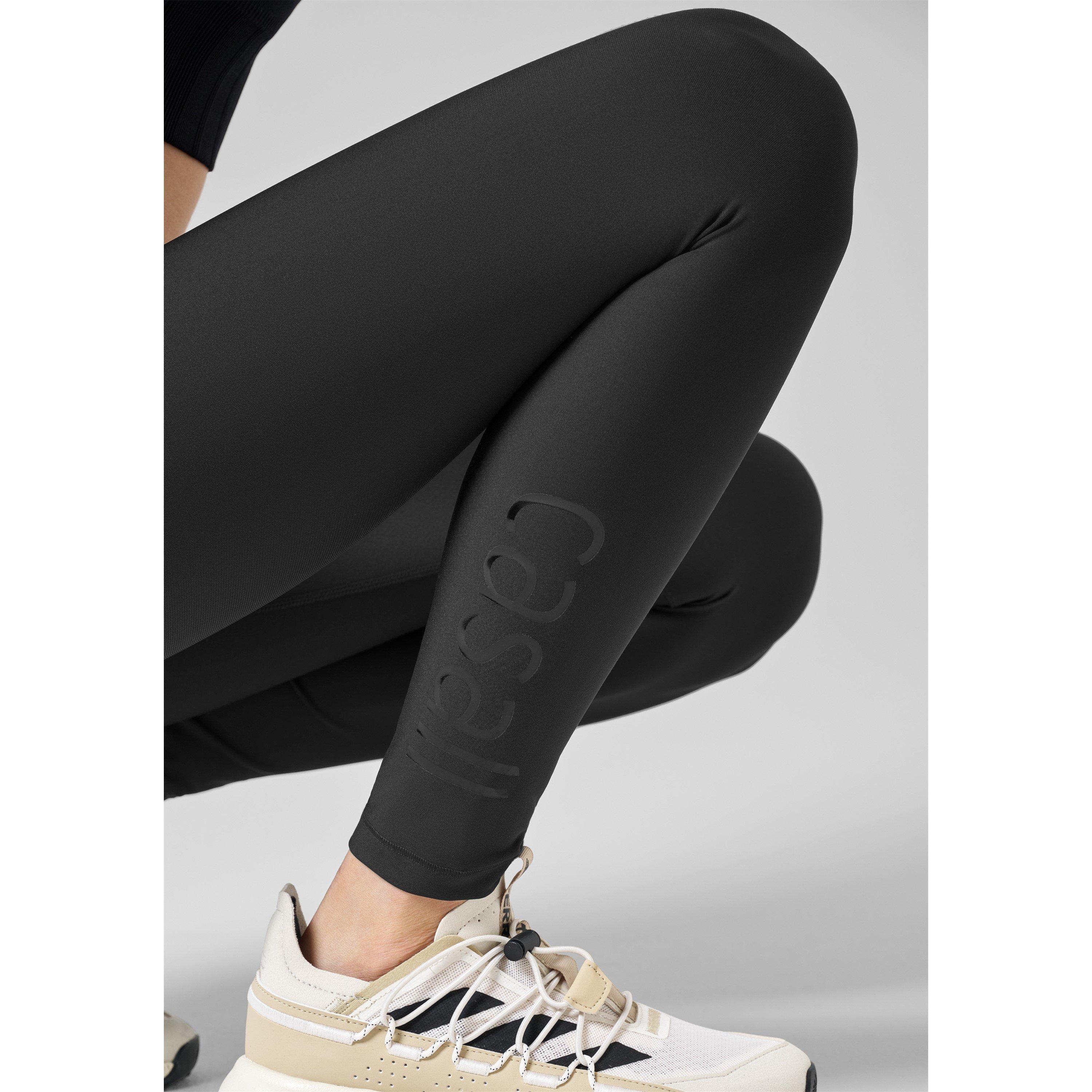 Schwarz - Casall - Graphic High-Waisted Gym Leggings - 3